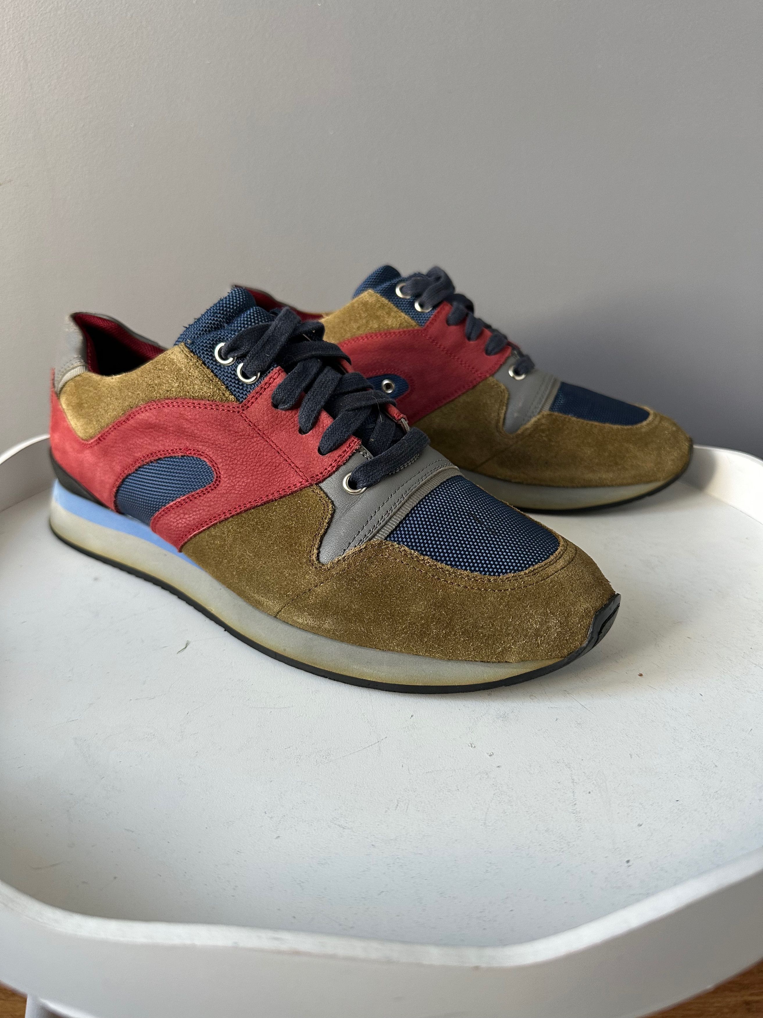 Dior 2014 A/W DIOR Homme low top suede sneakers Multicolor Size US 10 / EU 43 - 5 Thumbnail