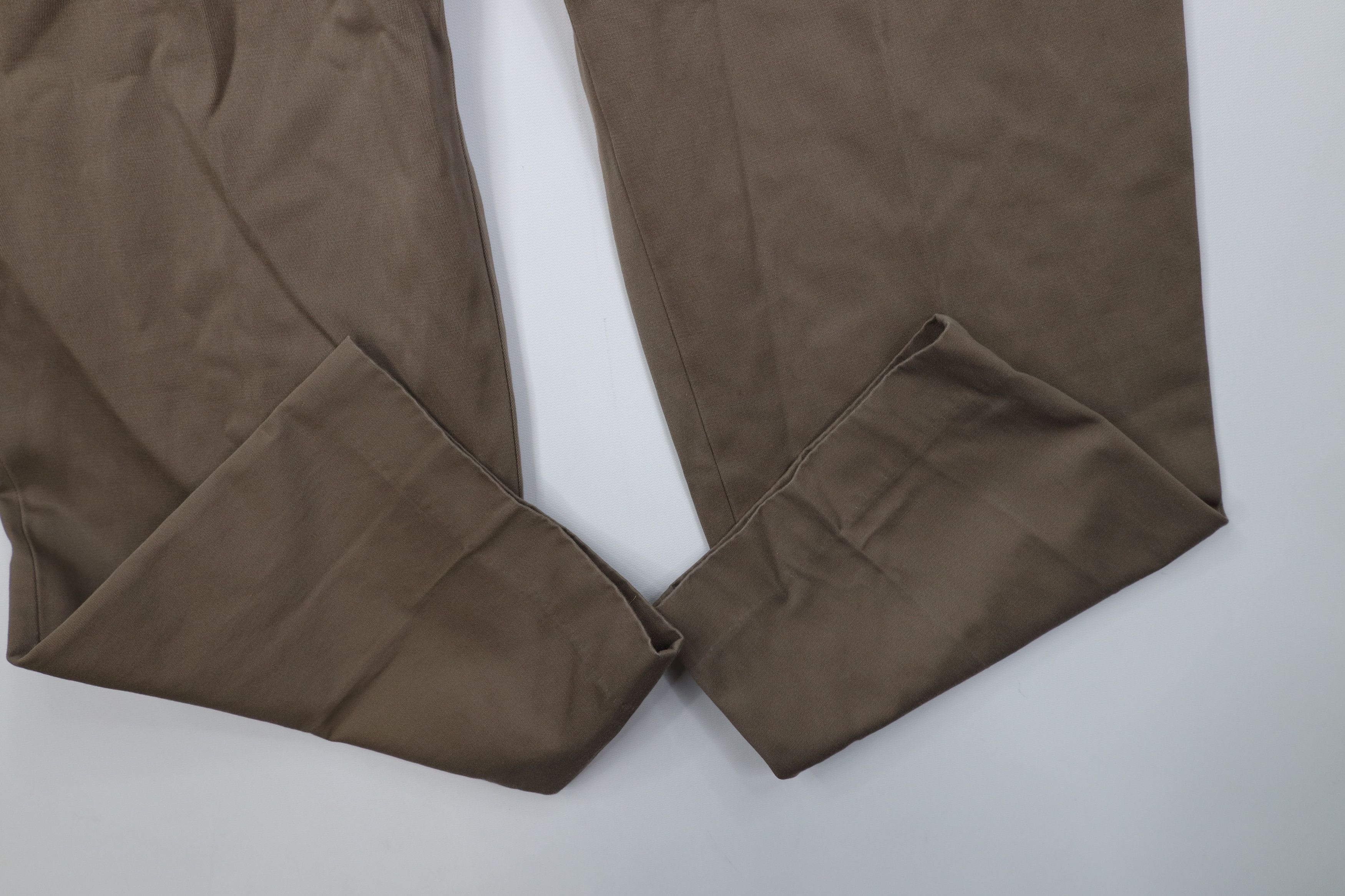 L.L. Bean Vintage 90s LL Bean Heavyweight Wide Leg Chino Pants Brown Size US 36 / EU 52 - 5 Thumbnail
