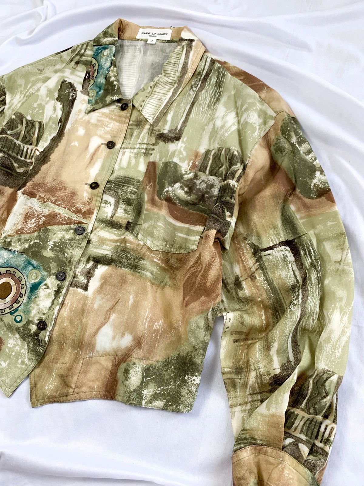 Vintage Gianni versace lo giudice blouse art Size S / US 4 / IT 40 - 4 Thumbnail