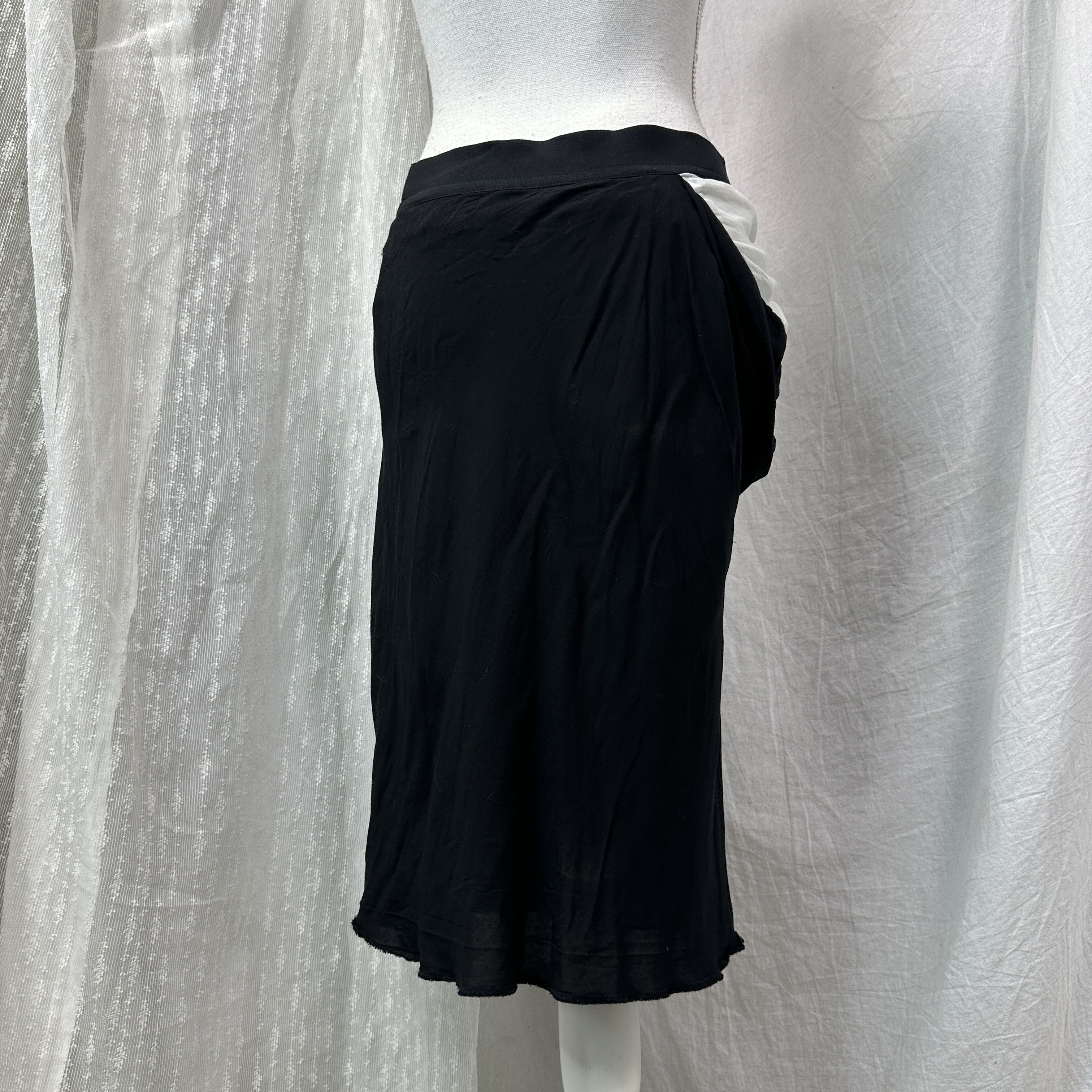 Ann Demeulemeester Vintage Avant Garde Viscose Ann Demeulemeester Skirt Y2K Size 26" / US 2 / IT 38 - 13 Thumbnail