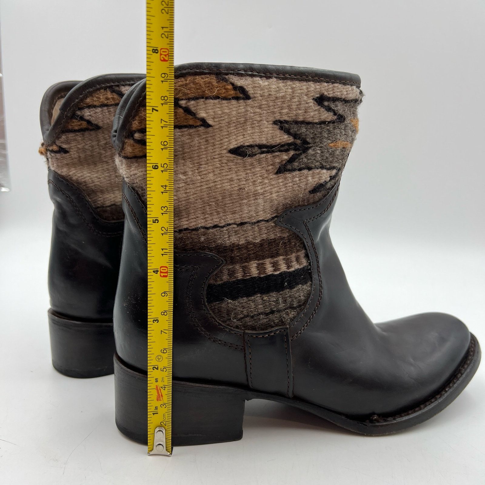 Other × Steve Madden Freebird By Steven Shine Boots Dark Brown Ankle Boots Size US 7 / IT 37 - 9 Thumbnail