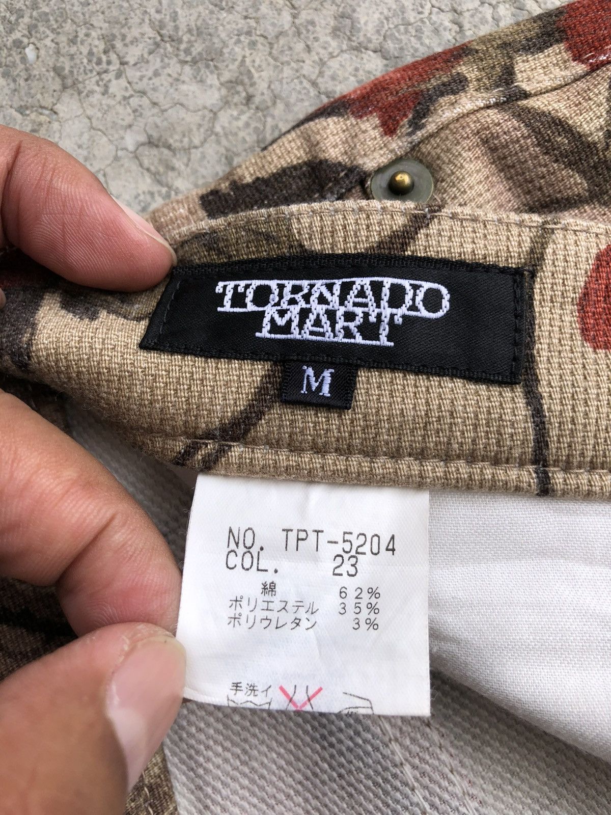 Tornado Mart Rare Tornado Mart Flared Bootcut Jeans Fullprint Flower Size US 31 - 19 Thumbnail