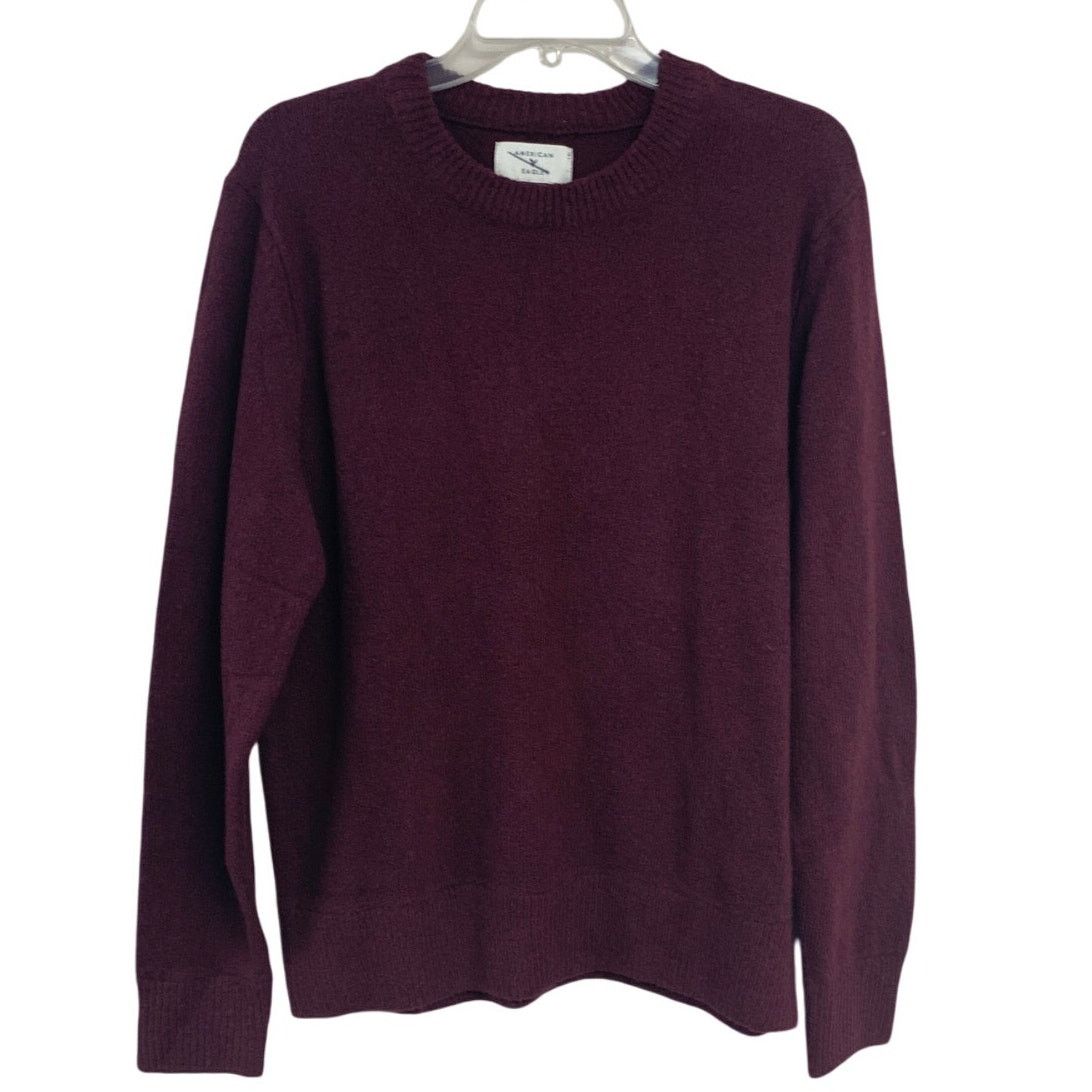American Eagle Outfitters New AOE Womens Medium Purple Long Sleeve Crew Neck Sweater Size M / US 6-8 / IT 42-44 - 1 Thumbnail