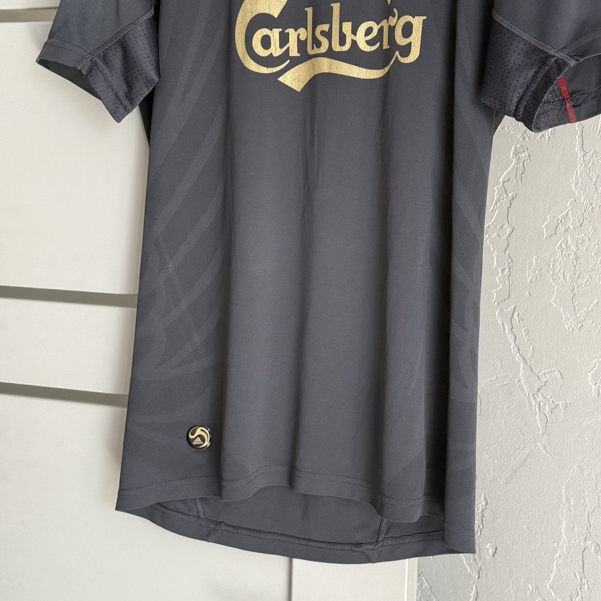 Vintage Liverpool 2009/2010 Adidas Away Football Shirt Soccer Jersey Size US M / EU 48-50 / 2 - 3 Thumbnail