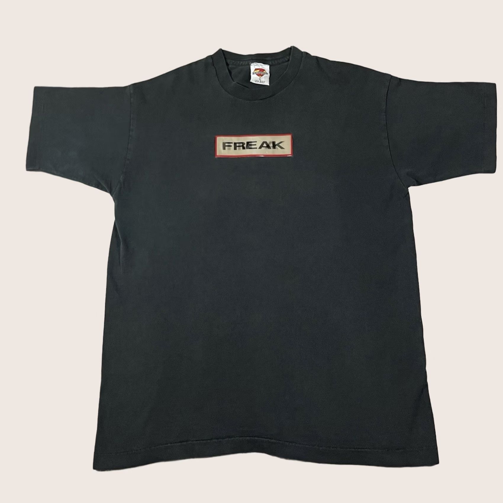 Vintage VINTAGE Zed Hed Shirt Mens XL Black IM A FREAK Funny Parody Comedy Skater Grunge 90s 80s USA Logo T-Shirt Mens XL Black Size US XL / EU 56 / 4 - 1 Thumbnail