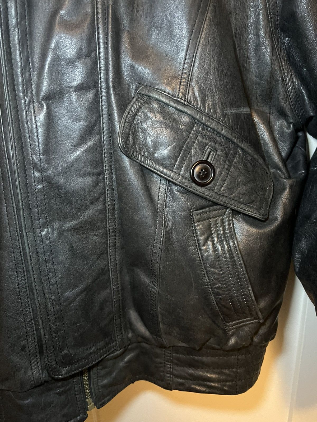 Vintage Vintage Bellissimo 80’s-90’s leather jacket Size US L / EU 52-54 / 3 - 8 Thumbnail