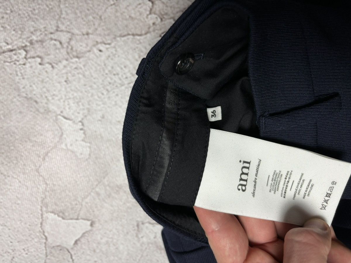 AMI AMI Paris Pleated pants NAUTIC BLUE Size 26" / US 2 / IT 38 - 12 Thumbnail