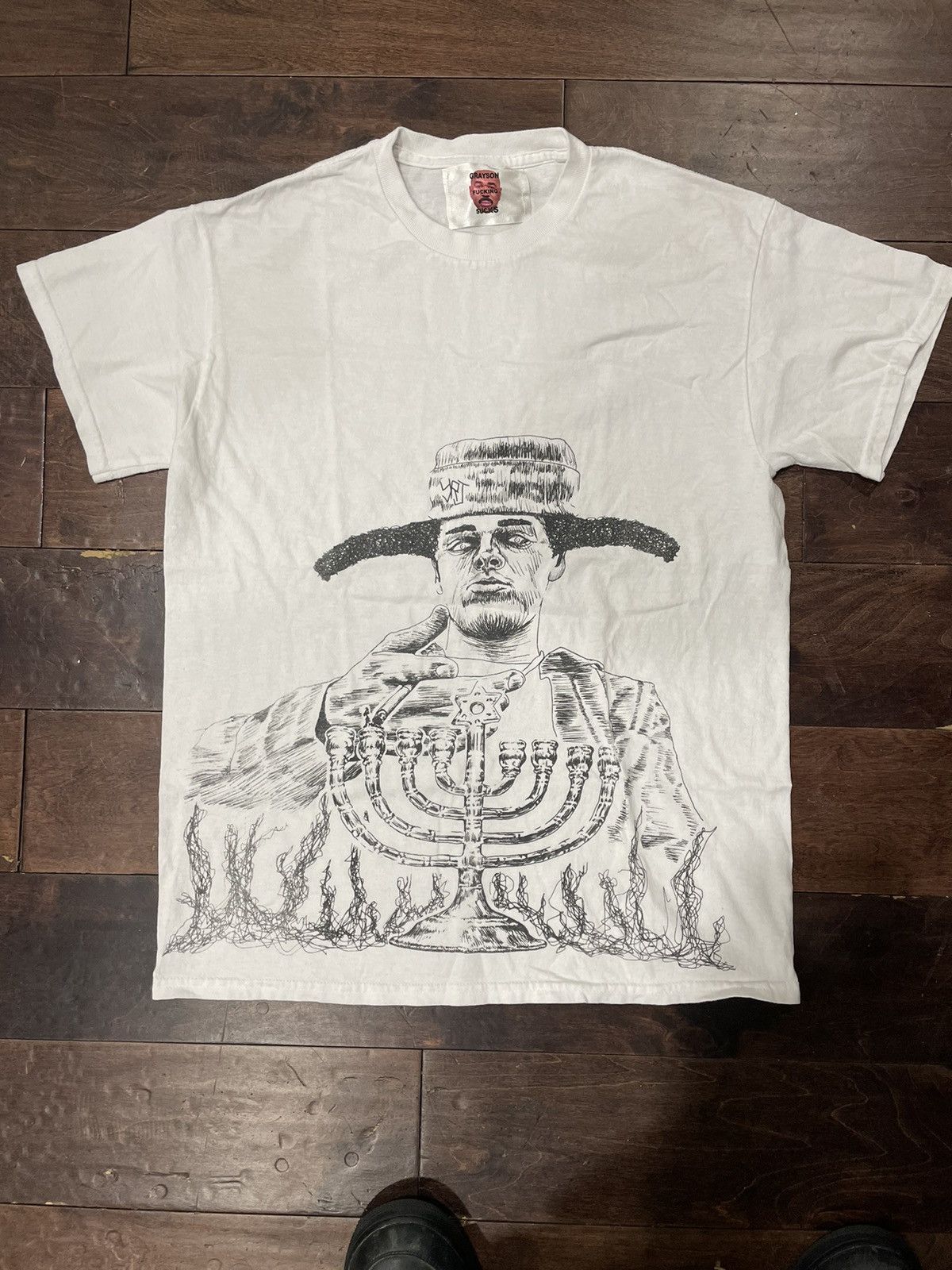 Nike × Vintage BLP Kosher smoking off Menorah Size US M / EU 48-50 / 2 - 1 Thumbnail