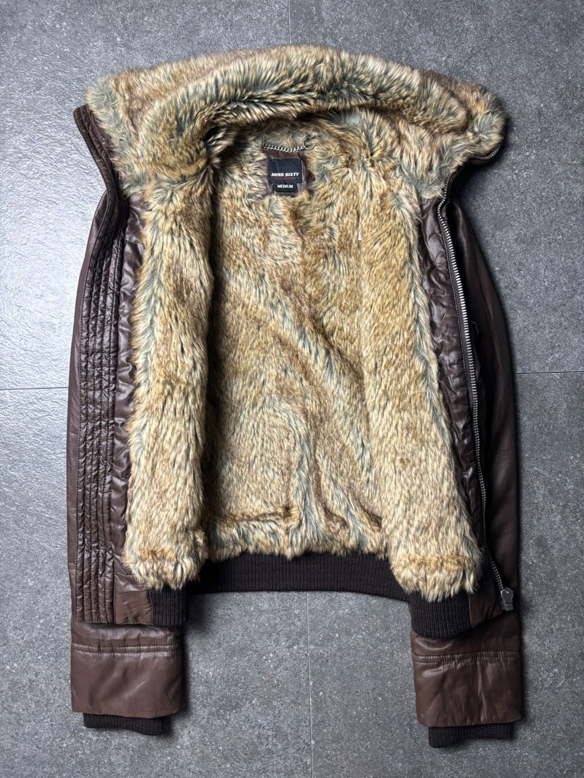 Miss Sixty 2000s Miss Sixty Fur Jacket Size M / US 6-8 / IT 42-44 - 10 Thumbnail