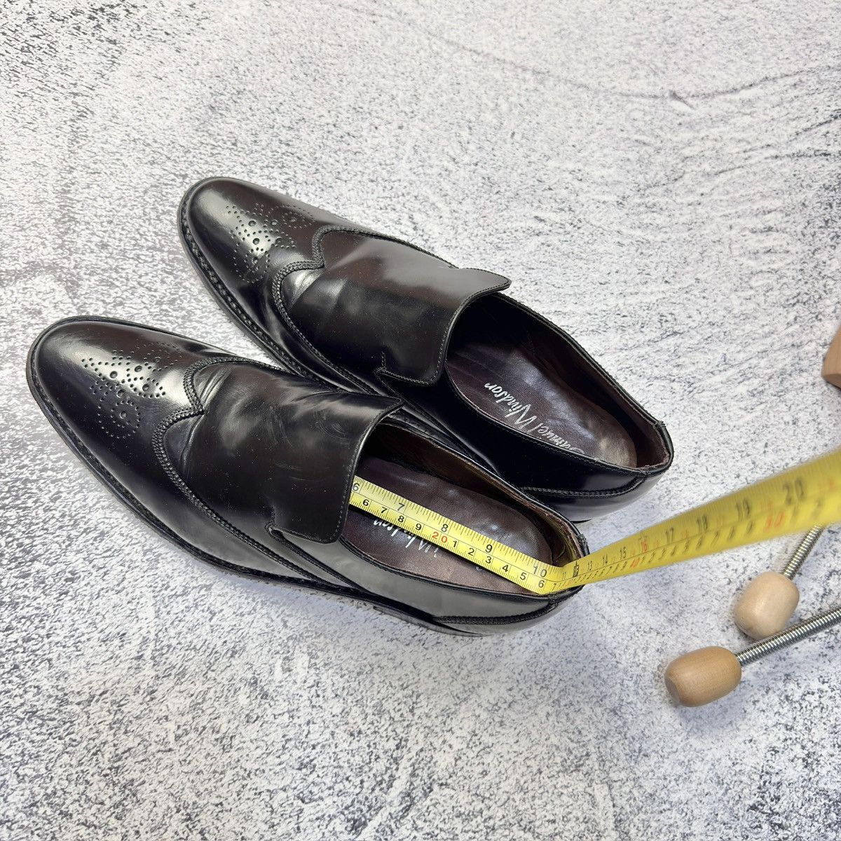 Designer × Handmade × Vintage Samuel Windsor Vintage Loafers Brogues US8 UK7 EU41 26cm Size US 8 / EU 41 - 17 Thumbnail