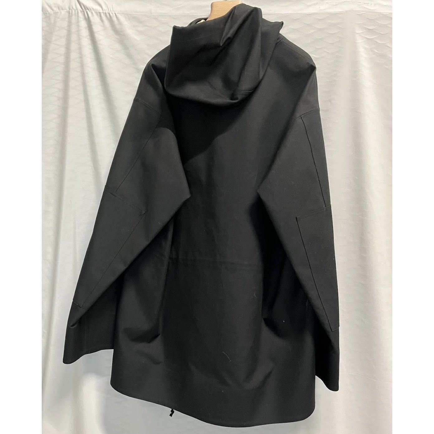 Jil Sander o1loc1c1124 Hooded Coat in Black Size US XL / EU 56 / 4 - 2 Thumbnail