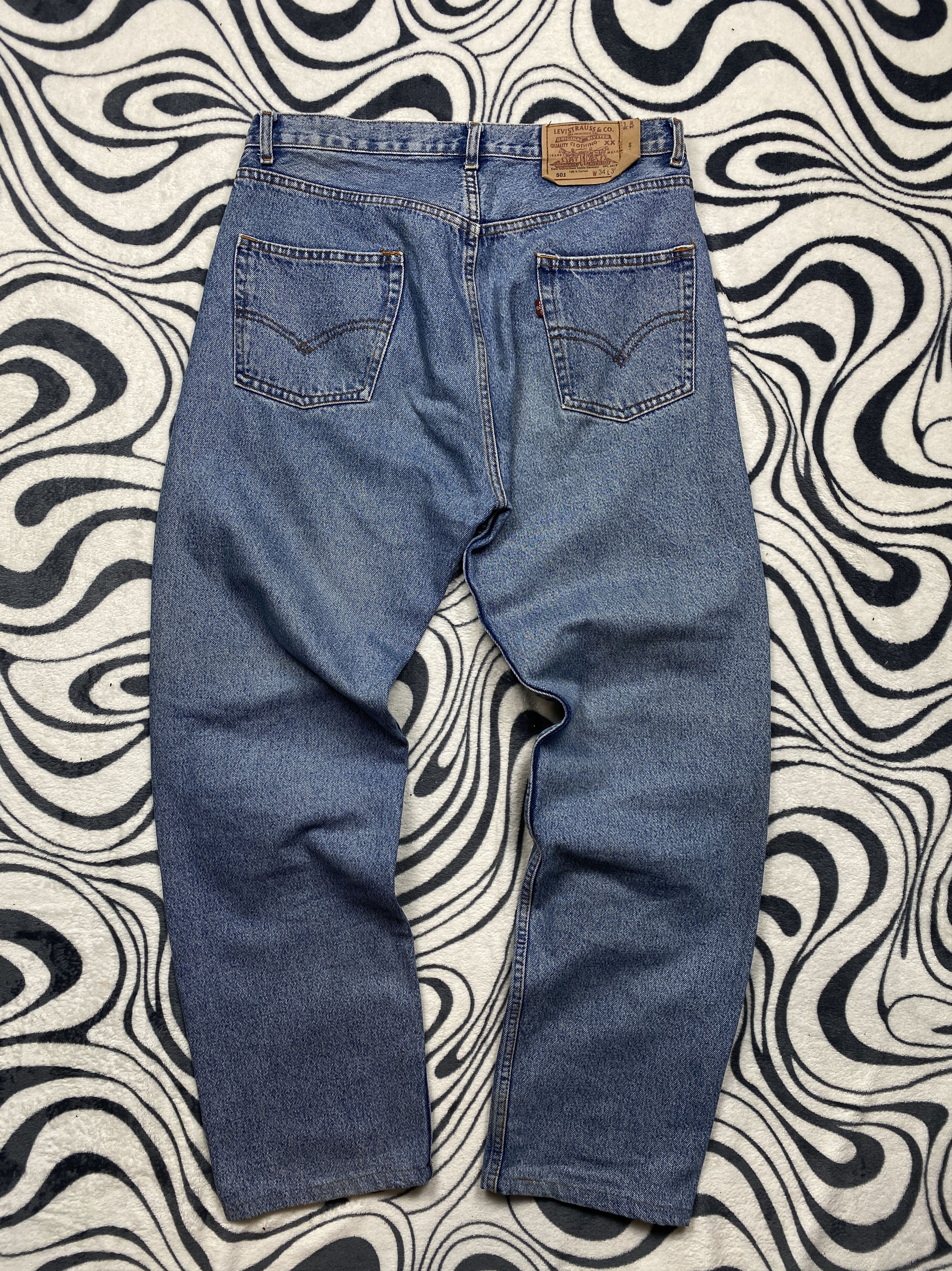 Levi's Levi's 501 Vintage Mens Denim Pants Jeans Made In Usa Size US 34 / EU 50 - 1 Thumbnail