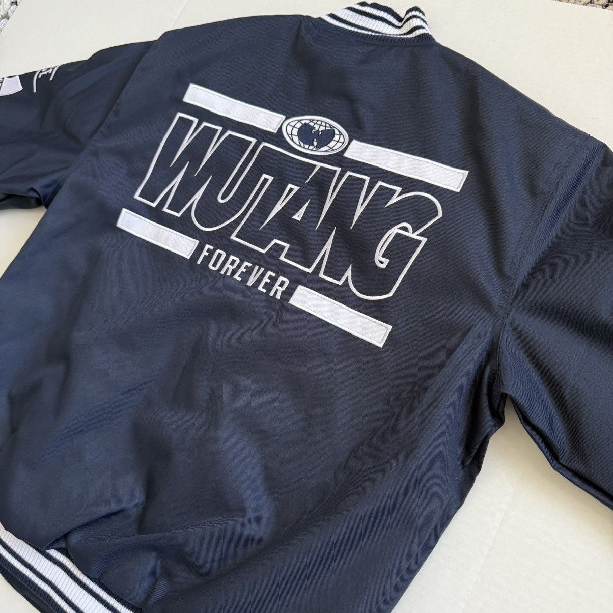 Wu-Tang Clan 🔴Wu-Tang Jacket Size Large All City Bomber Navy Blue Wu-Wear Size US L / EU 52-54 / 3 - 11 Thumbnail