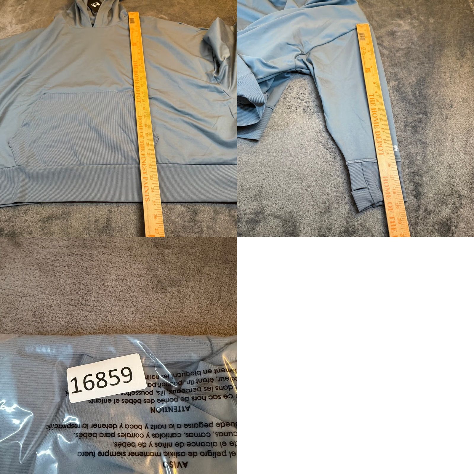 Under Armour Under Armour Hoodie Pullover Loose Fit Womens 1X Gray NWT Size XL / US 12-14 / IT 48-50 - 8 Thumbnail