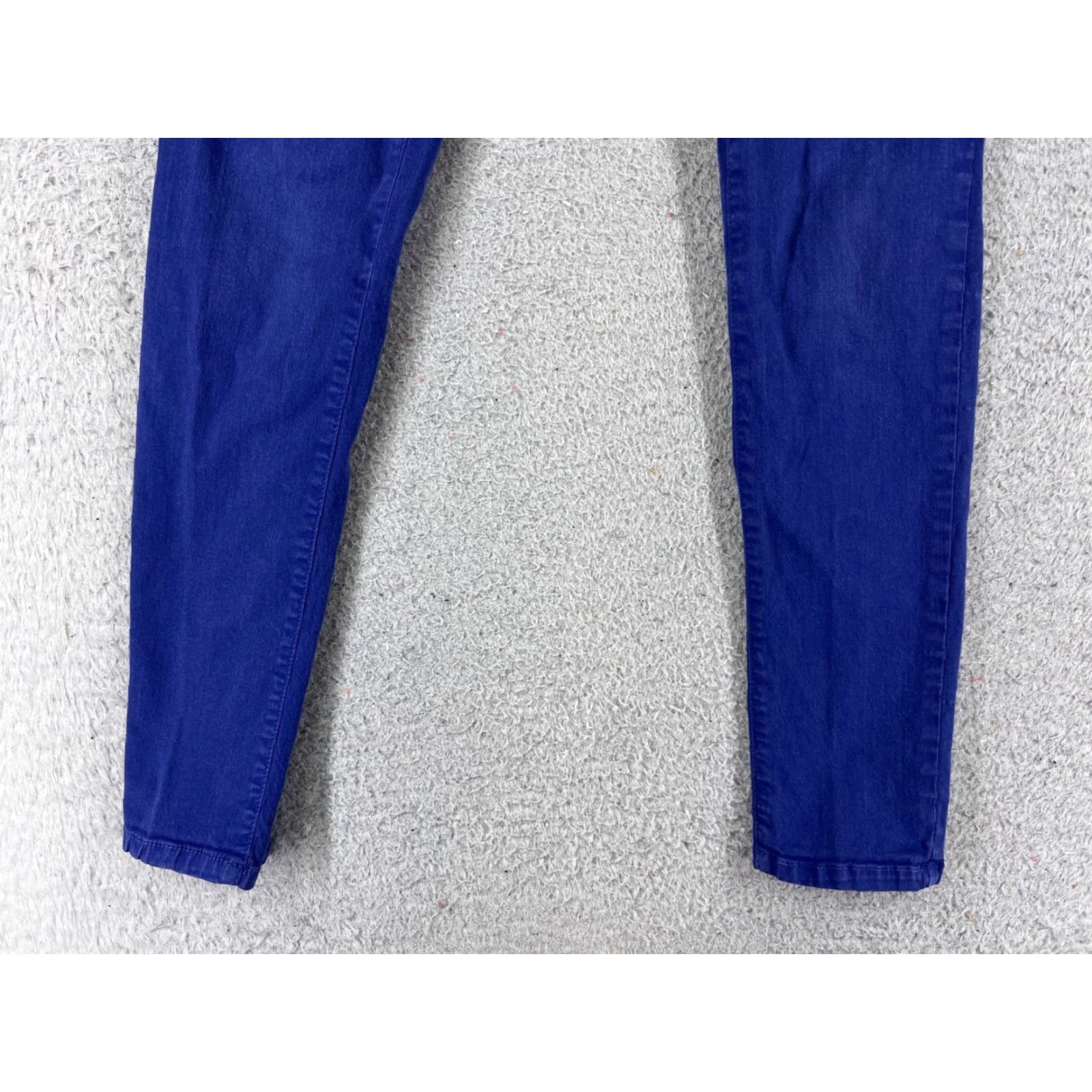 Vintage Klique B Jeans Womens 5 Purple Skinny Low Rise 25x28 Denim Size 27" / US 4 / IT 40 - 2 Thumbnail