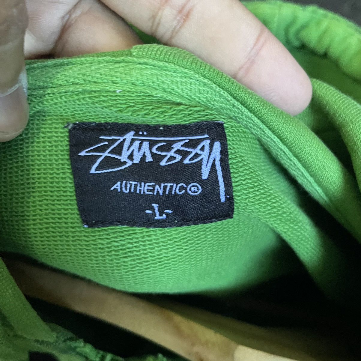 Stussy Vintage Distress Stussy Fullprint Skull Hoodie Size US L / EU 52-54 / 3 - 7 Thumbnail