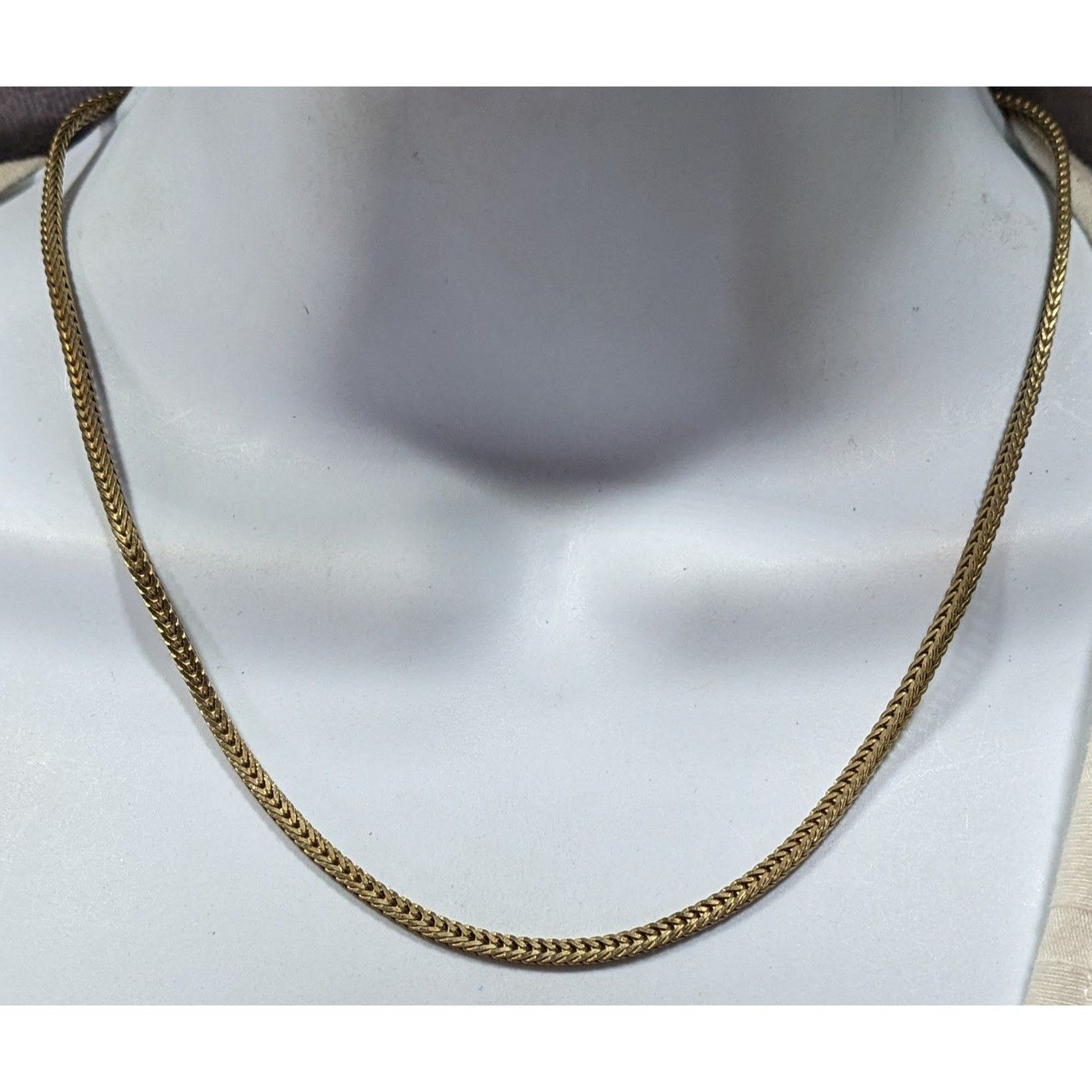Other Vintage Hollow Wheat Chain Gold Tone With Lobster Clasp Size ONE SIZE - 2 Thumbnail