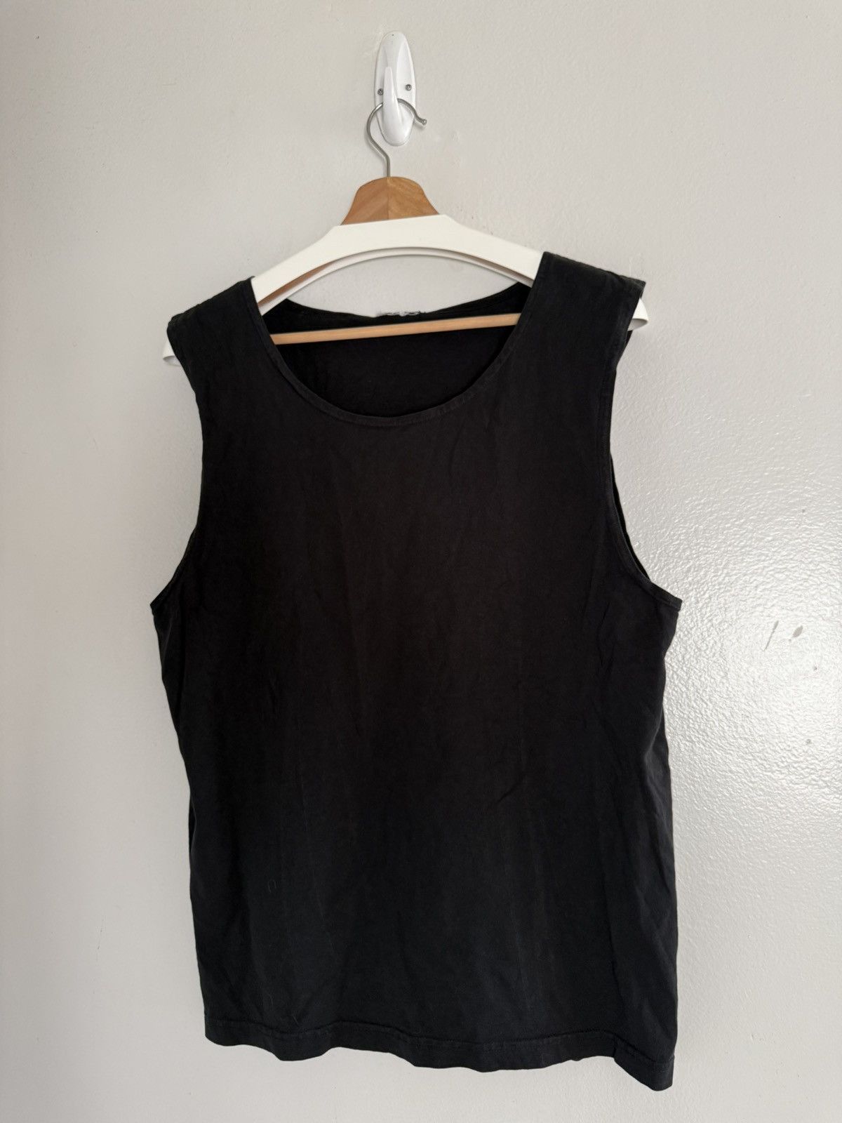 Los Angeles Apparel LA Apparel Stretchy Black Regular Fit Garment Dyed Tank Top Size US S / EU 44-46 / 1 - 3 Thumbnail