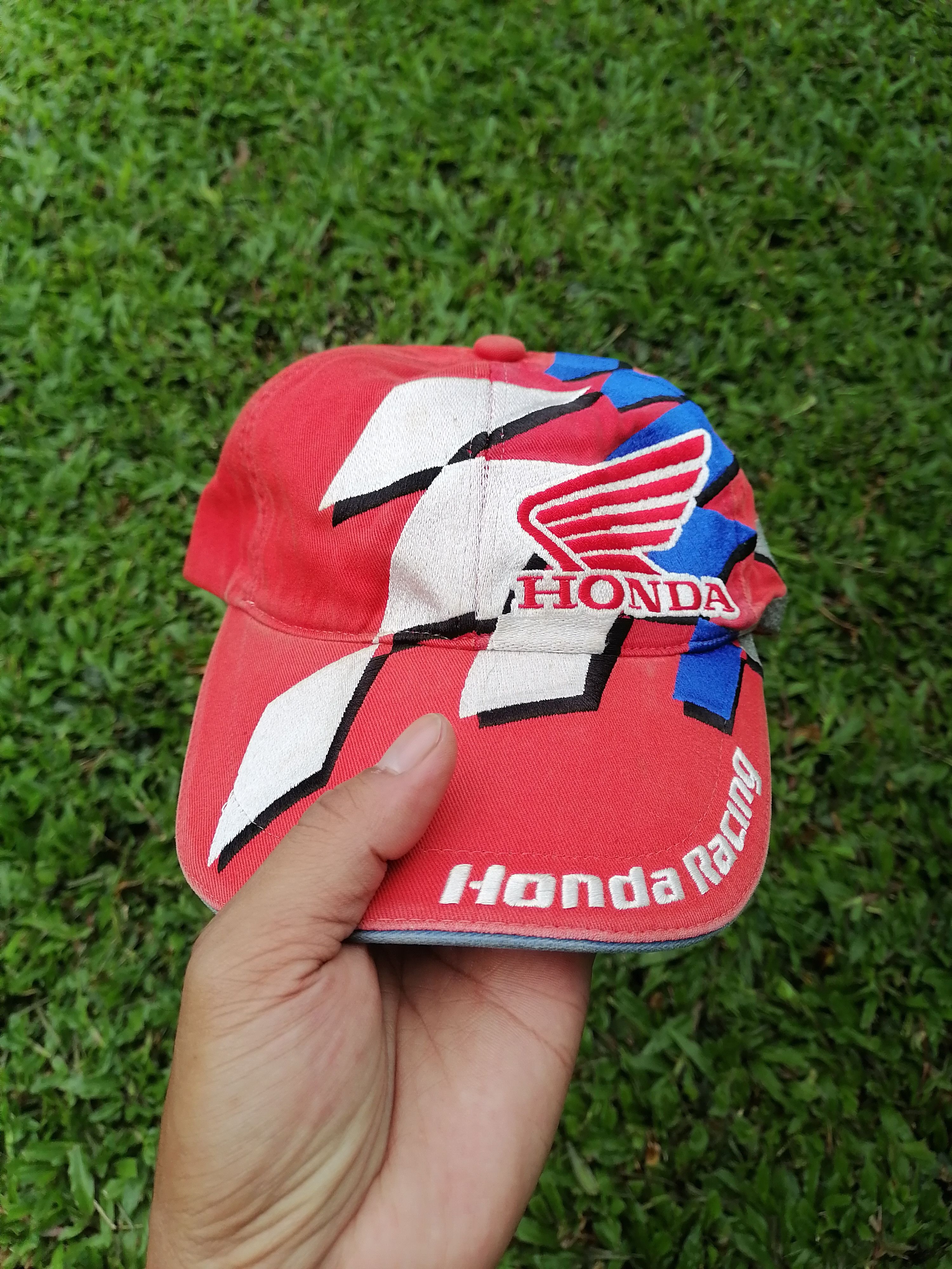 Honda × Sports Specialties Vintage Honda Motorcycle Japan Sharktooth Strap Caps Size ONE SIZE - 2 Thumbnail