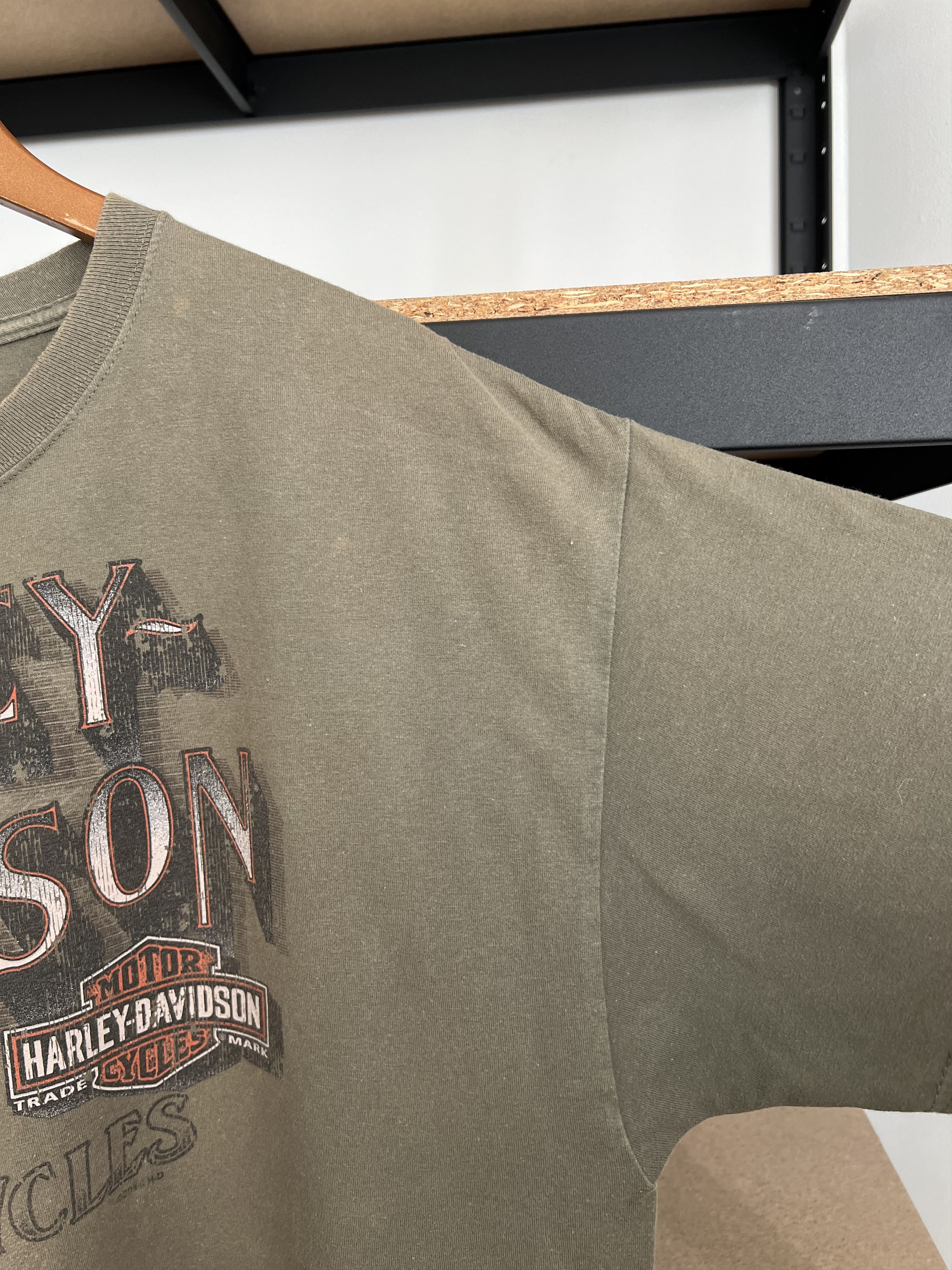 Harley Davidson Vintage 2014 Harley Davidson Motorcycle Snake T-shirt Size US XL / EU 56 / 4 - 17 Thumbnail