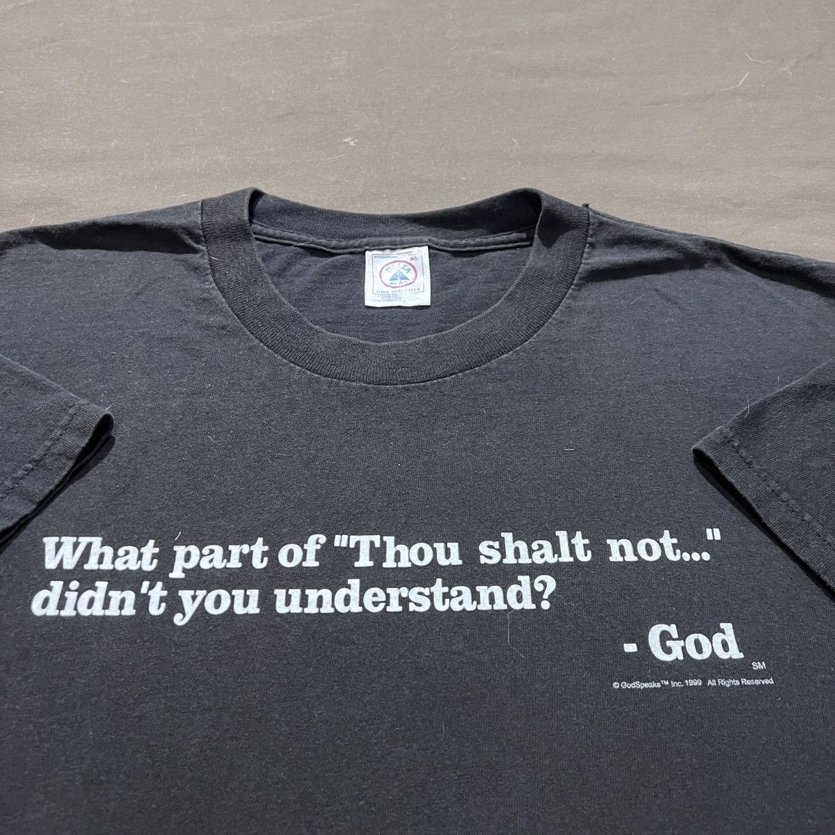 Other Vintage 90s God Speaks Jesus Lord Bible Holy Promo Tee G3 Size US XL / EU 56 / 4 - 1 Thumbnail