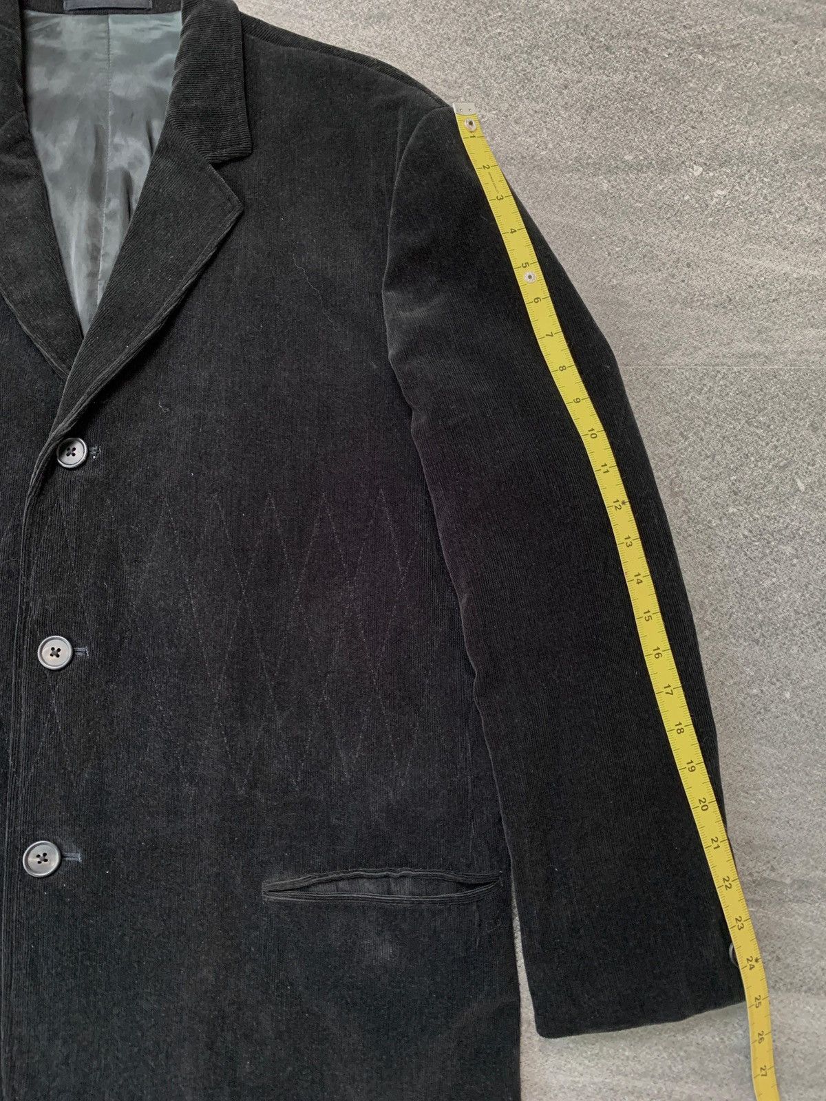 Yohji Yamamoto FREE TAX! Oversized Corduroy Blazer Jacket Size 46L - 13 Thumbnail