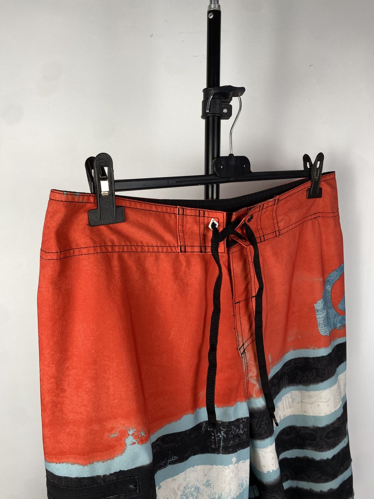 Quicksilver × Quiksilver × Vintage Rare Vintage Quiksilver Logo Nylon Shorts Y2K Size US 33 - 4 Thumbnail