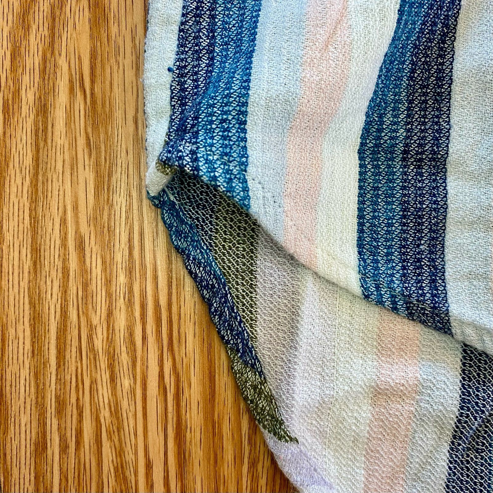 Sonoma Sonoma Stripe Blue Button-up Shirt Blouse Womens Medium Size M / US 6-8 / IT 42-44 - 6 Thumbnail