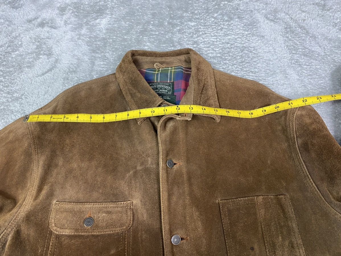 Polo Ralph Lauren Vintage Polo Country Ralph Lauren Suede Leather Jacket J0136 Size US L / EU 52-54 / 3 - 12 Thumbnail