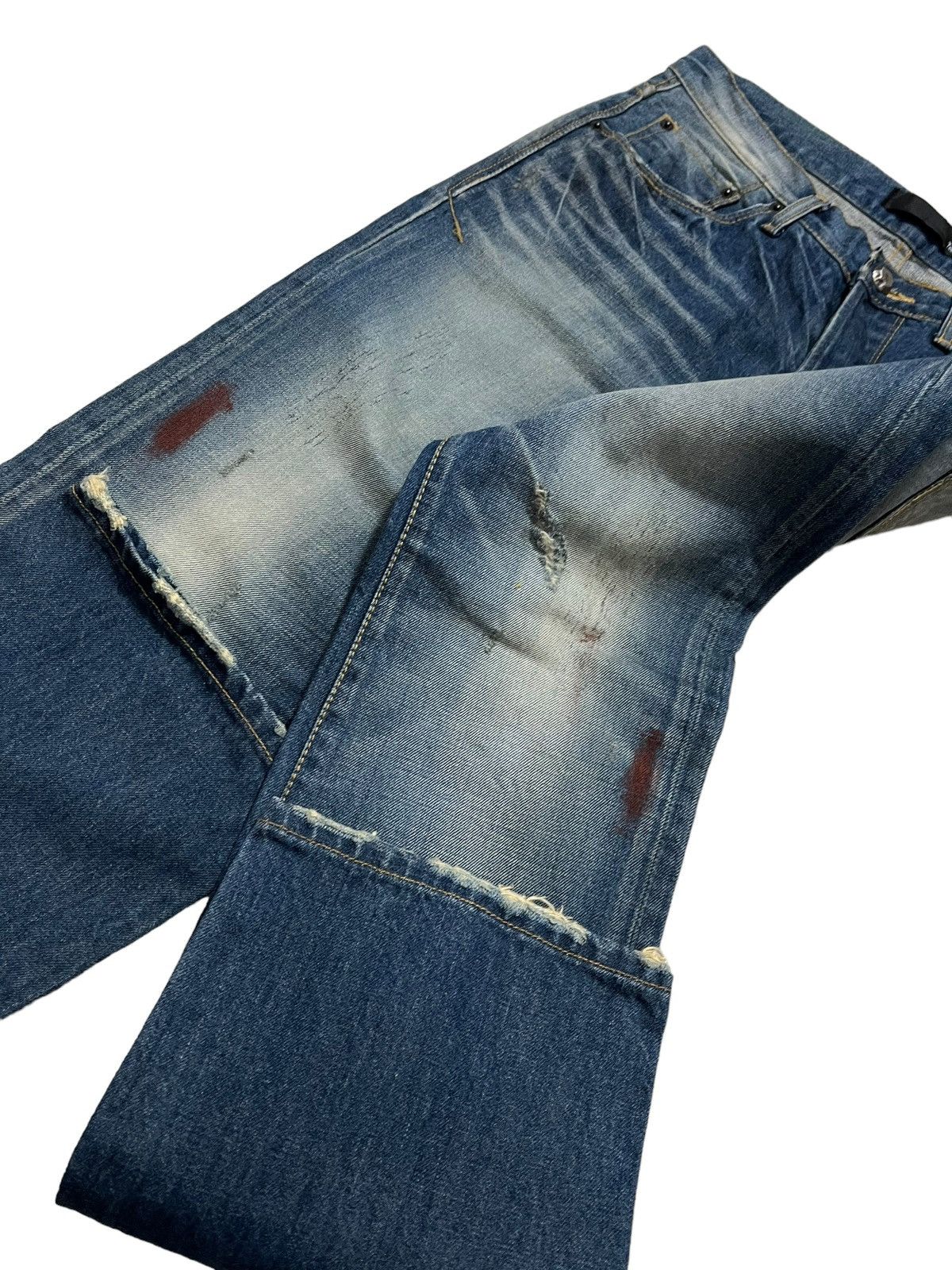 Japanese Brand × Vintage JAPANESE BRAND TEE DEE DISTRESS JEANS Size US 32 / EU 48 - 5 Thumbnail