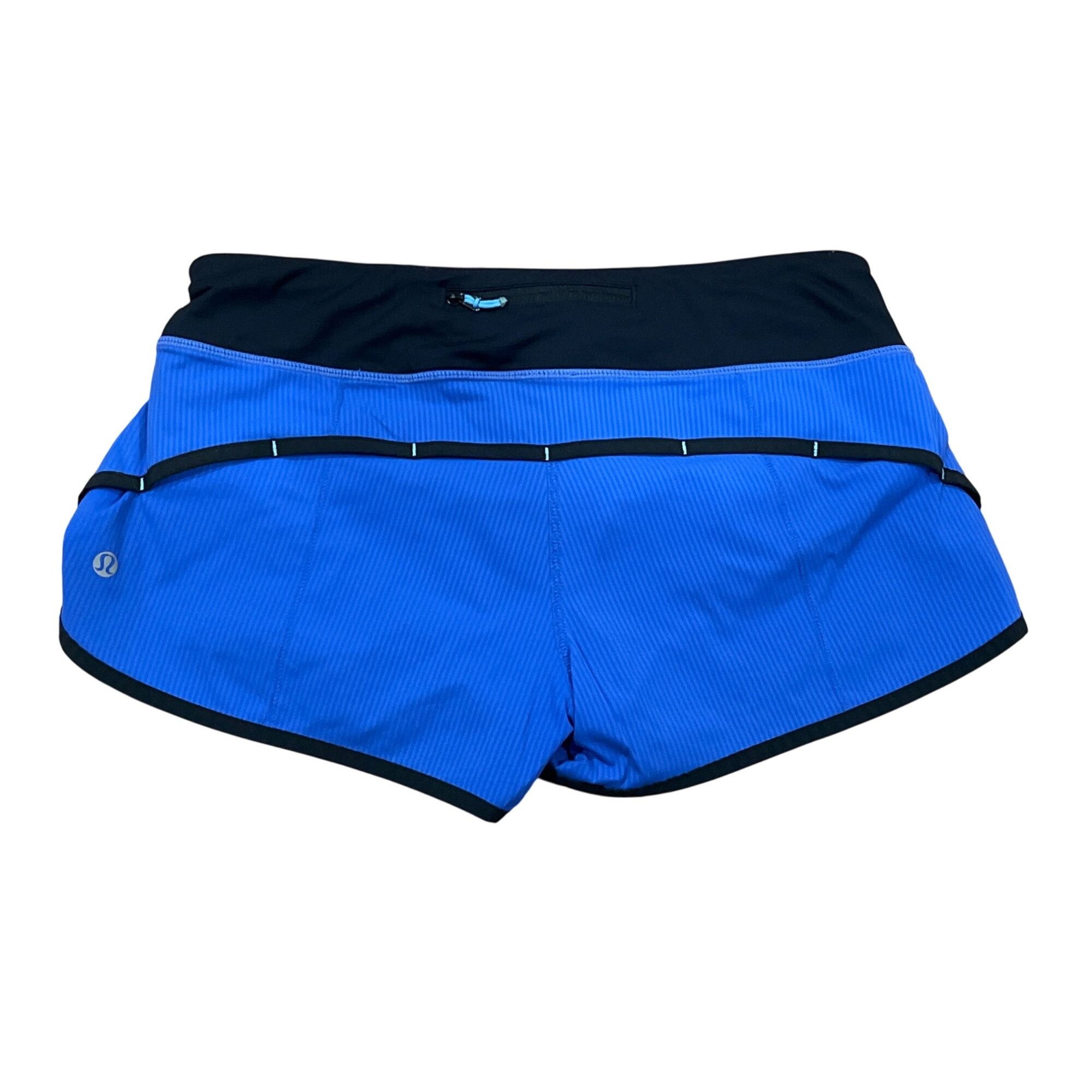 Lululemon Lululemon Women's Black & Blue Athletic Shorts Size 6 inseam Size 28" / US 6 / IT 42 - 3 Thumbnail