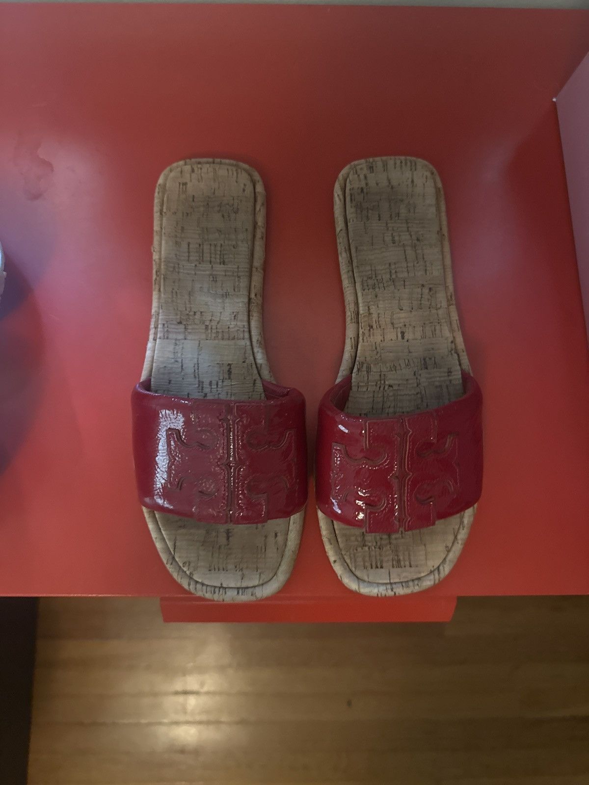 Tory Burch Tory Burch Women's Square Toe Double T Sport Slide Sandals Size US 10 / IT 40 - 4 Thumbnail
