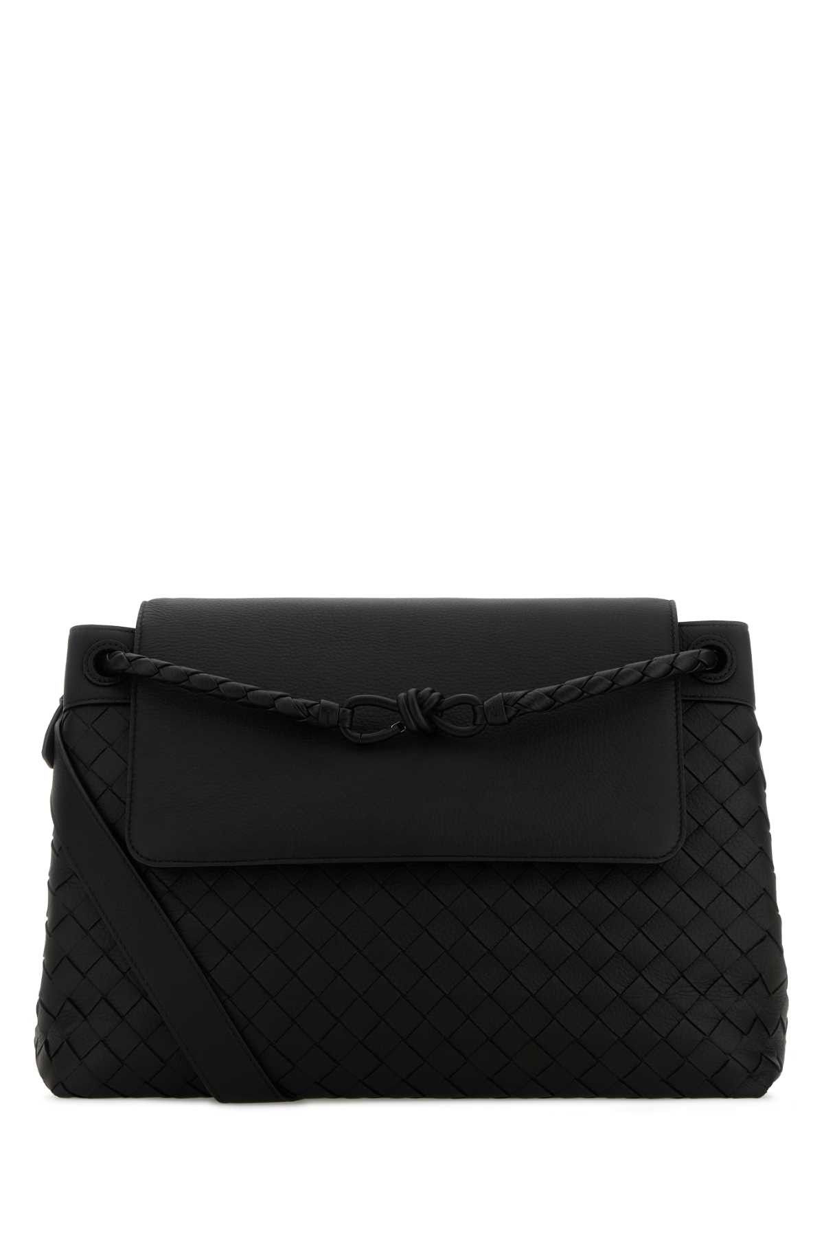 Bottega Veneta Black Leather Medium Andiamo Crossbody Bag Size ONE SIZE - 1 Thumbnail