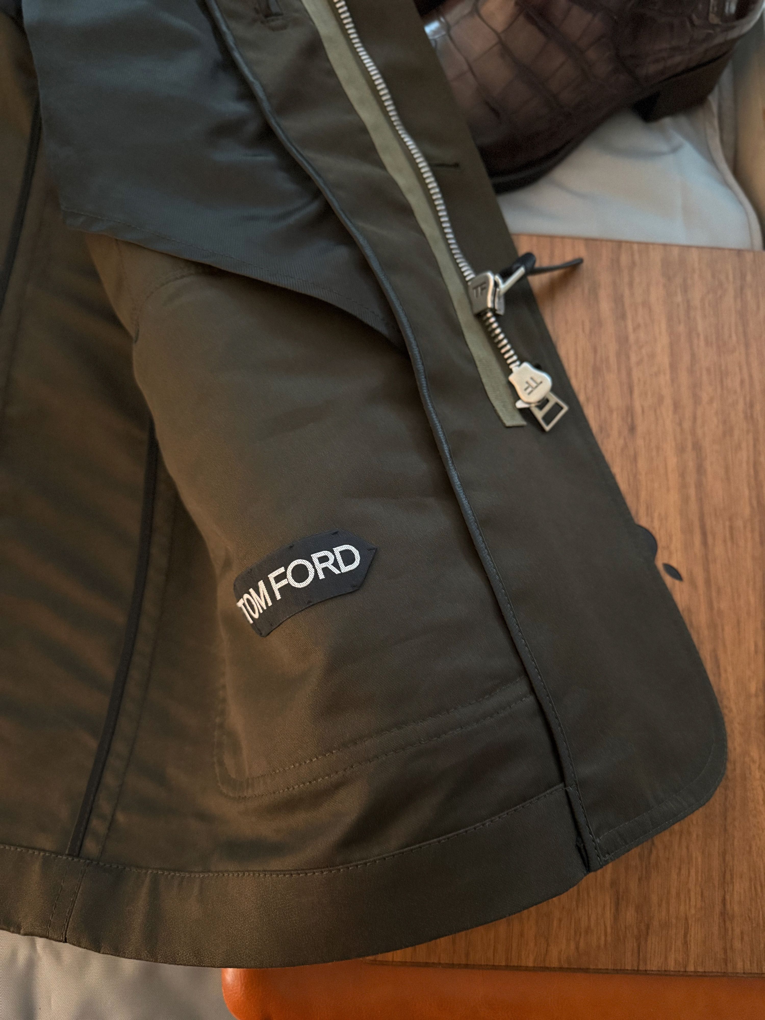 Tom Ford Ultimate New $5K w/tax Coveted Leather Accents Field Jacket Size US L / EU 52-54 / 3 - 21 Thumbnail