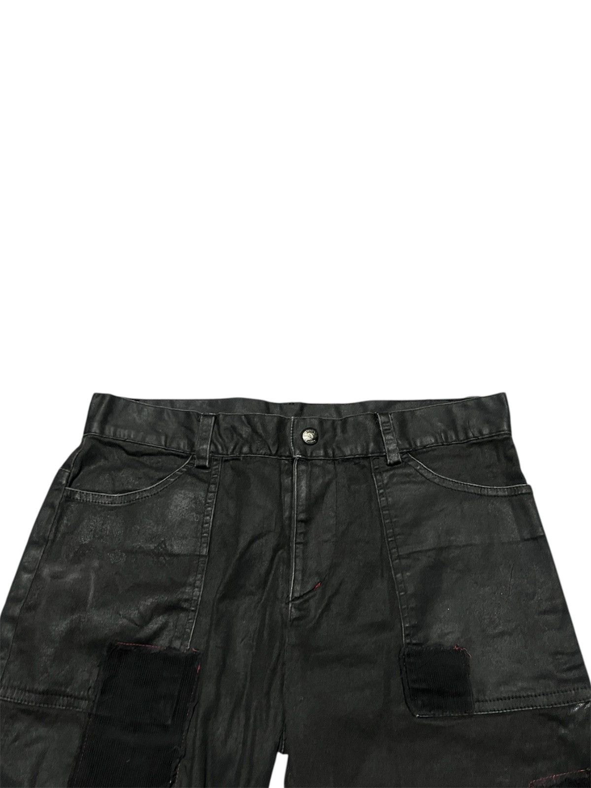 Other H. Naoto Anarchyism Crust Patchwork Waxed Bondage Pants Size US 32 / EU 48 - 7 Thumbnail