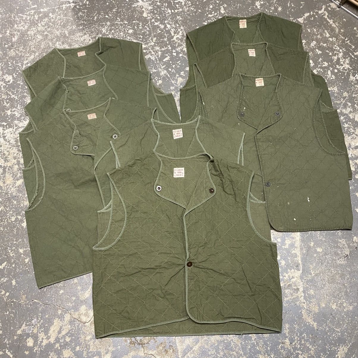 Japanese Brand × Vintage True Vintage Green Quilted British Military Vest Size US M / EU 48-50 / 2 - 8 Thumbnail