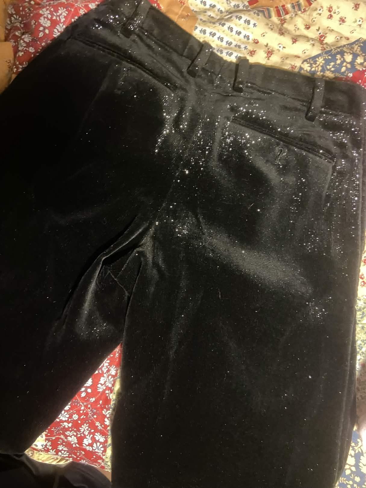 Number (N)ine Number (N)ine AW01 Glitter Trousers Size US 29 - 3 Thumbnail