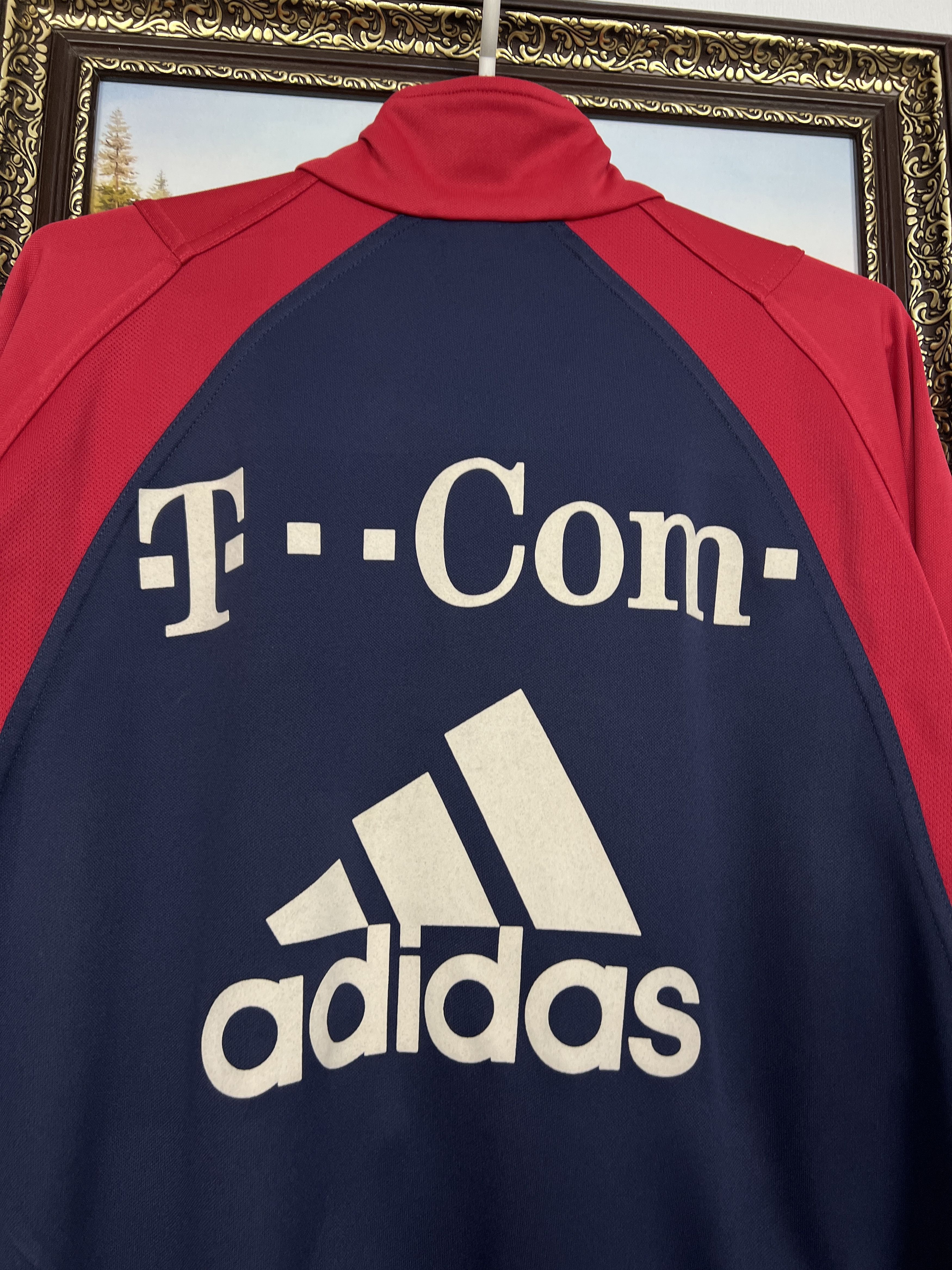 Adidas Vintage Bayern Munich Player Issue Football Jacket Track Top Size US L / EU 52-54 / 3 - 10 Thumbnail
