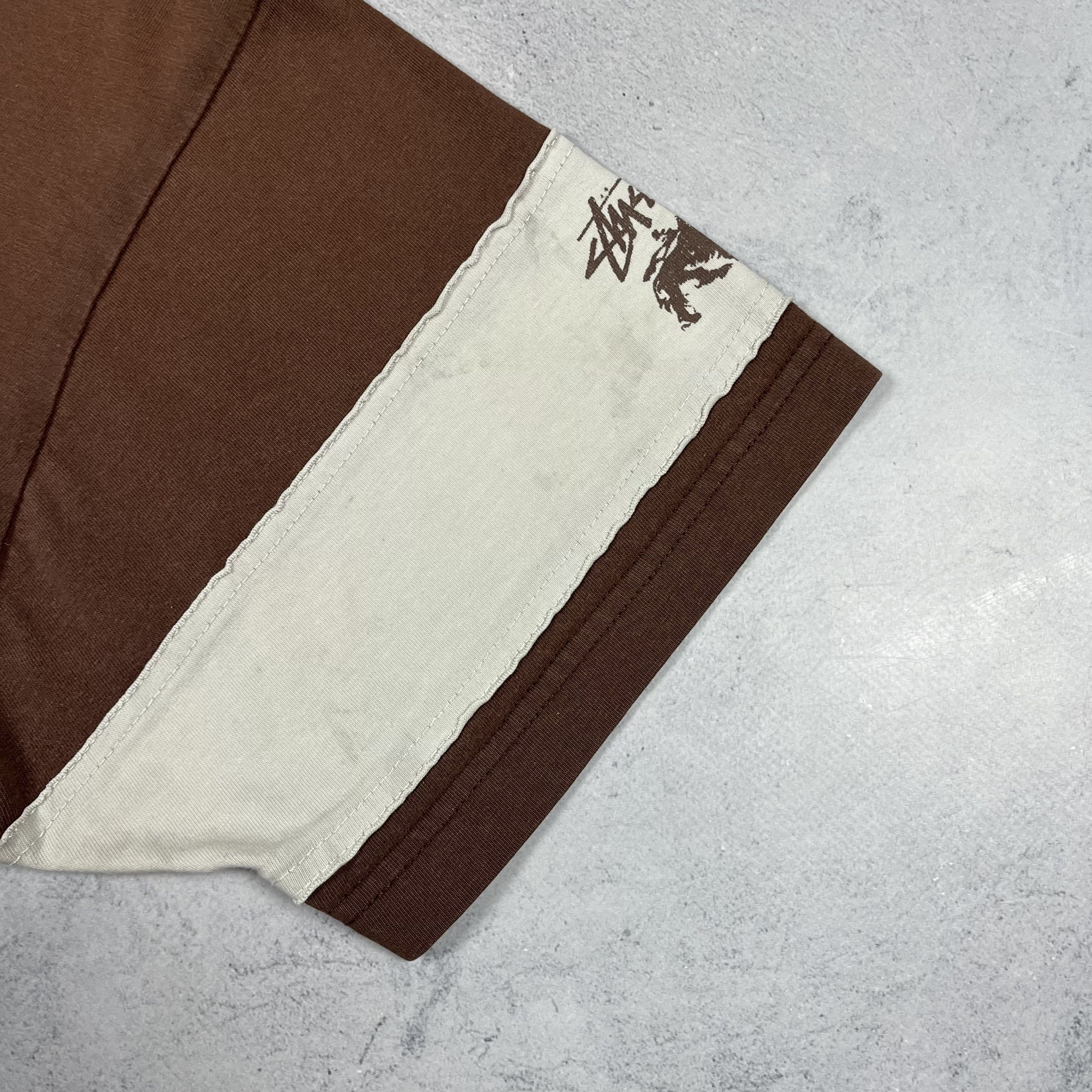 Stussy Vintage Stussy 24 Big Logo Rare Brown T Shirt 90’s Size US M / EU 48-50 / 2 - 21 Thumbnail
