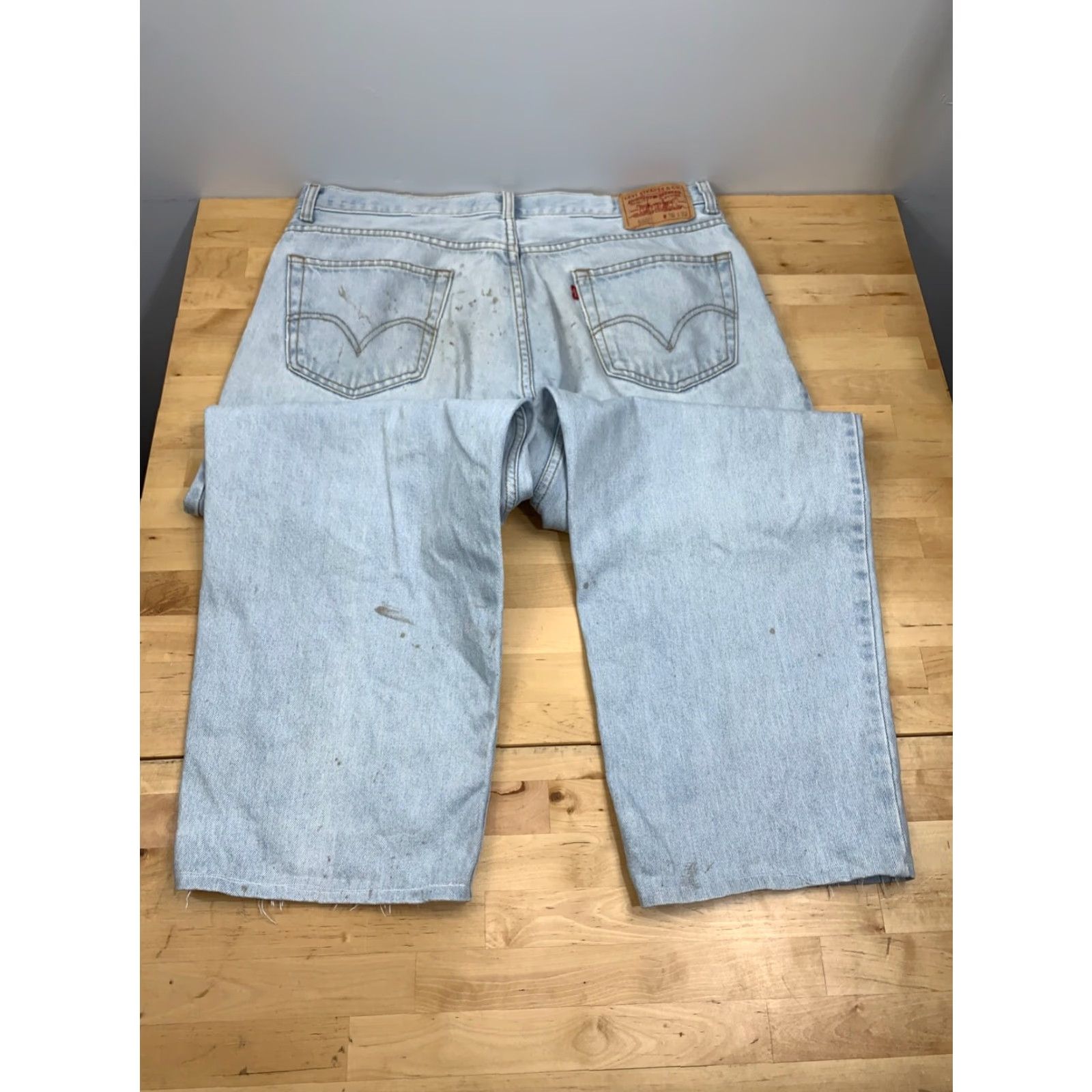 Levi's Levis 560 Mens Comfort Fit 36x28 Denim Jeans Loose Distress #4697 Size US 36 / EU 52 - 4 Thumbnail