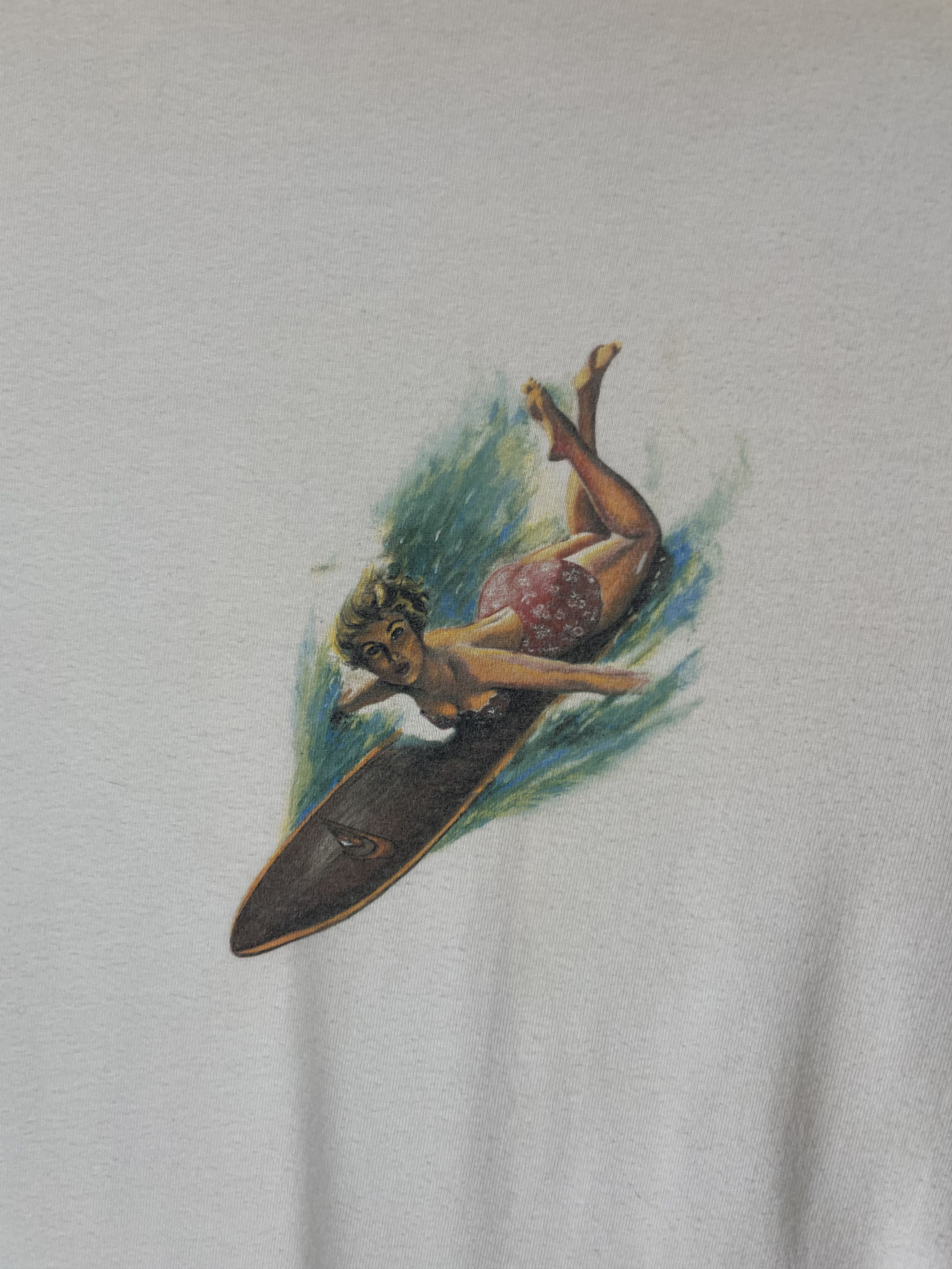 Quiksilver Vintage 90s Surf Quicksilver Big Logo Tee Size US L / EU 52-54 / 3 - 4 Thumbnail