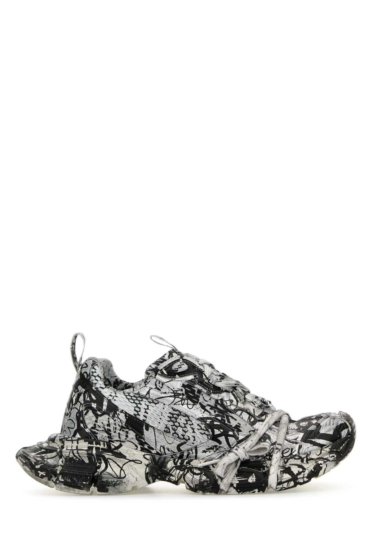 Balenciaga Printed Mesh And Rubber 3Xl Sneakers Size US 12 / IT 42 - 1 Thumbnail