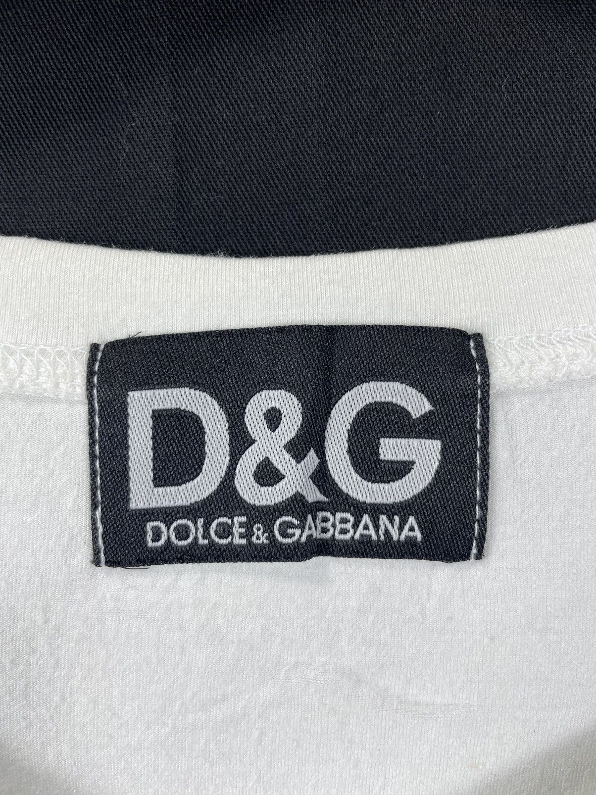Vintage Vintage Dolce & Gabbana Long Sleeve Big Logo DG distressed Size US S / EU 44-46 / 1 - 3 Thumbnail