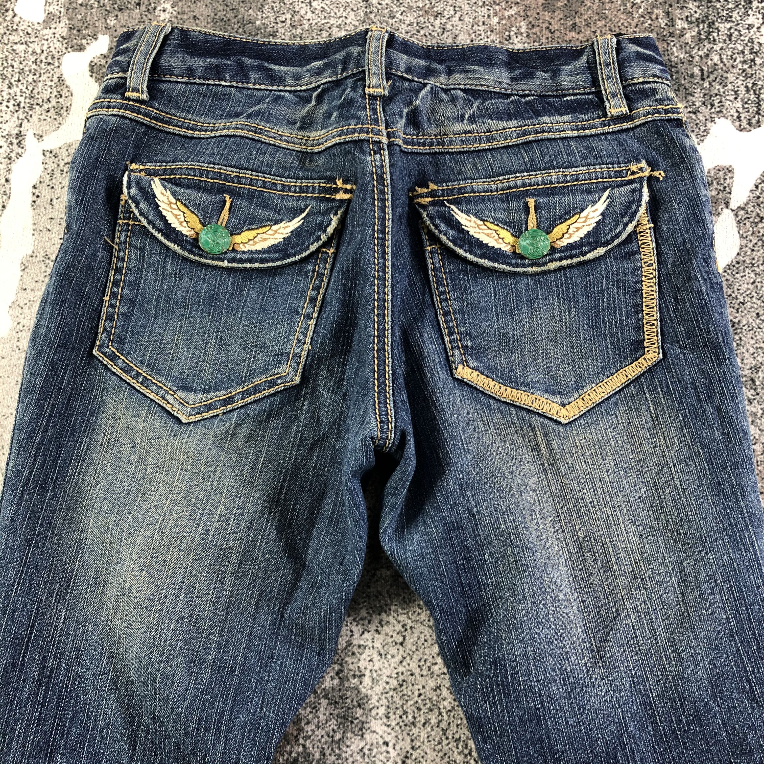 Japanese Brand Japanese Brand Faded Blue Flare Jeans KJ1940 Size US 26 / EU 42 - 4 Thumbnail