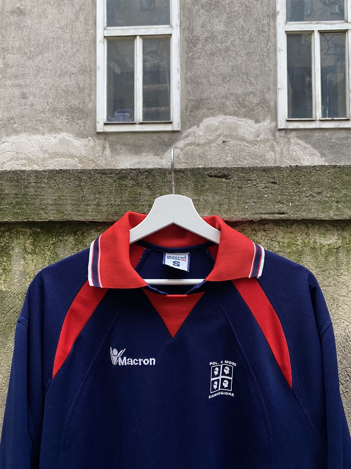 Macron × Vintage Vintage 90s Macron Pol Mori 20 Fabio Soccer Jersey Size US S / EU 44-46 / 1 - 3 Thumbnail