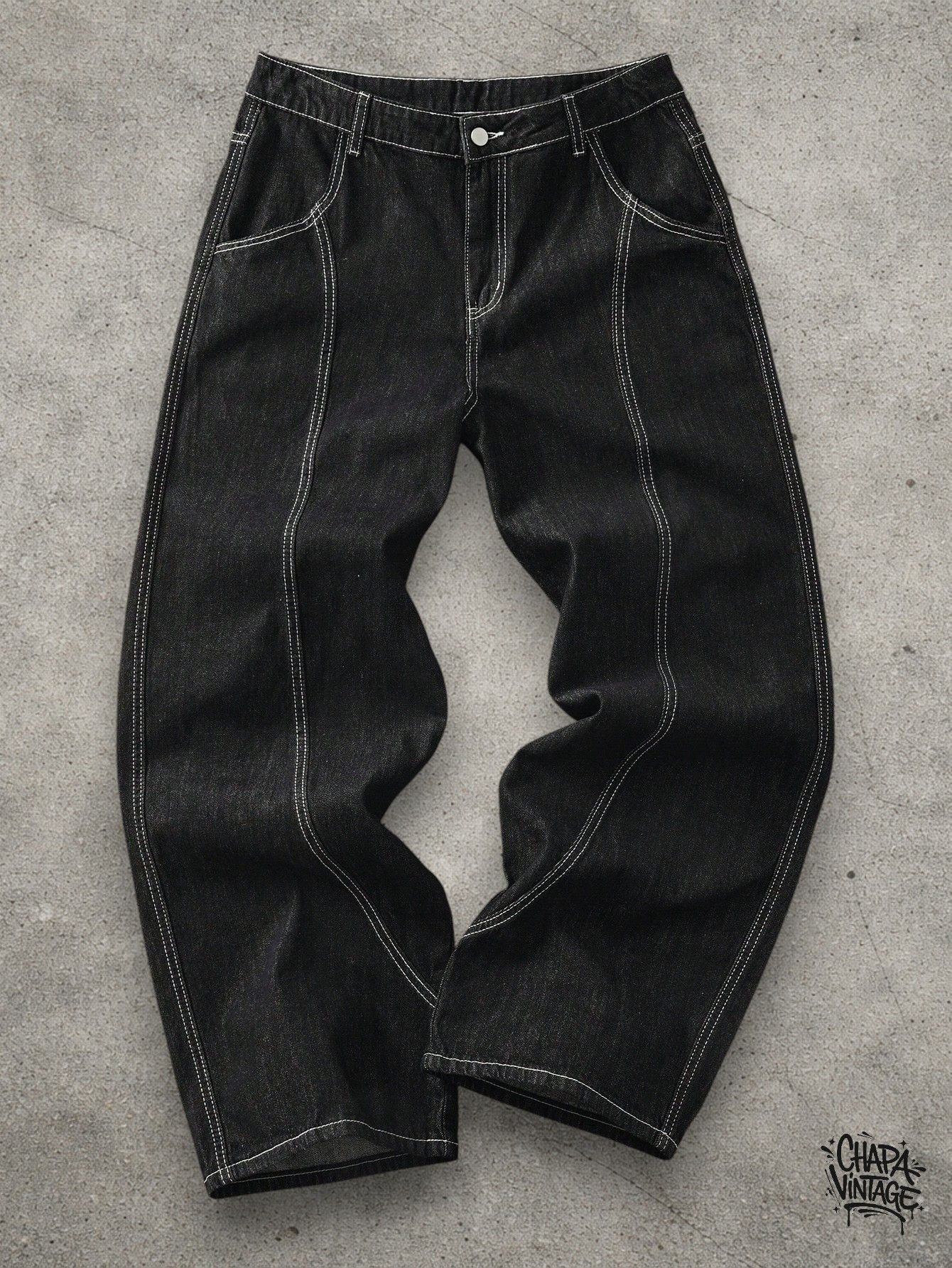 Japanese Brand Dark blue jeans Size US 32 / EU 48 - 1 Thumbnail