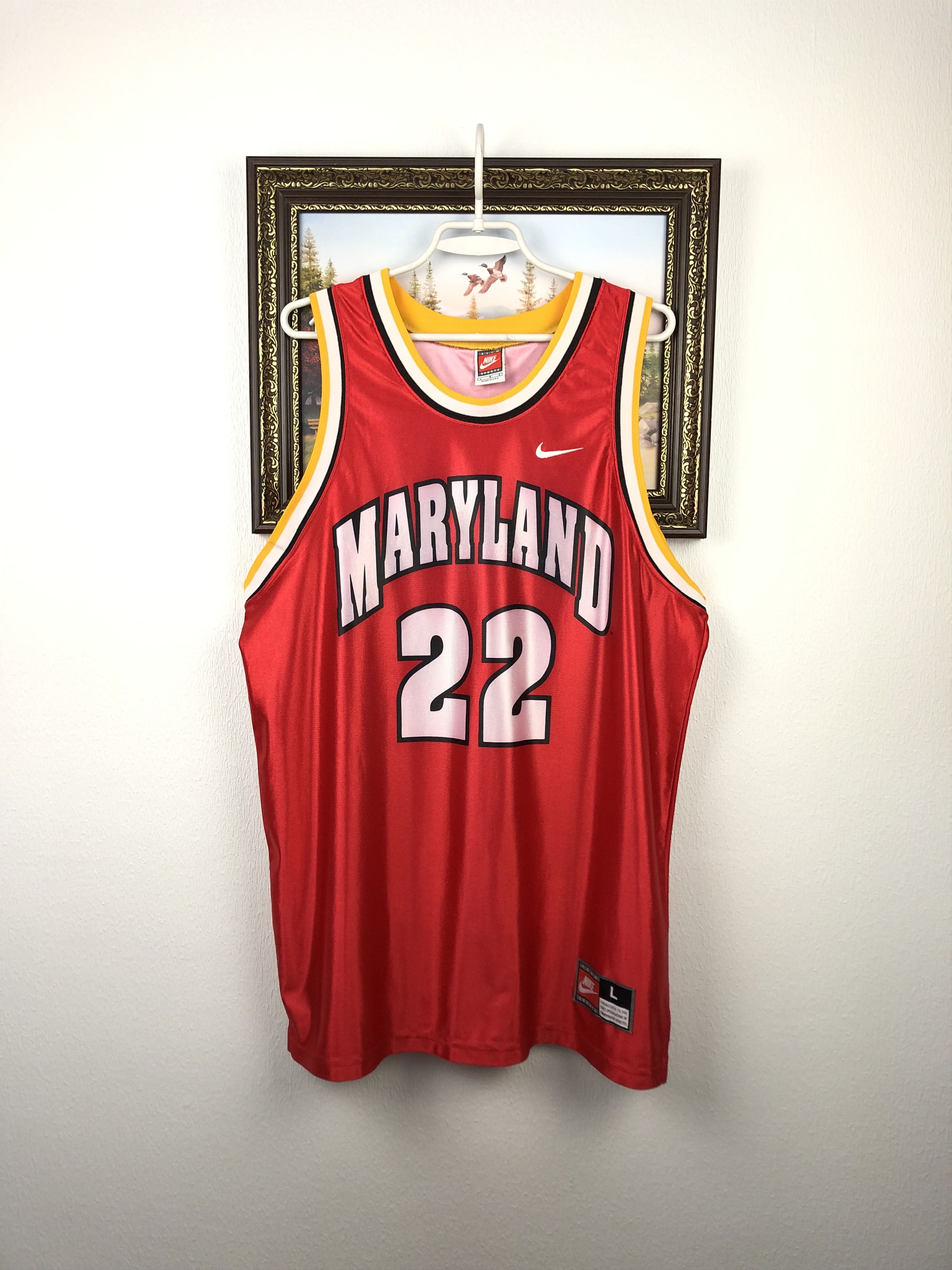 Nike Vintage Nike Maryland Terrapins Keith Booth Jersey Size US L / EU 52-54 / 3 - 1 Thumbnail