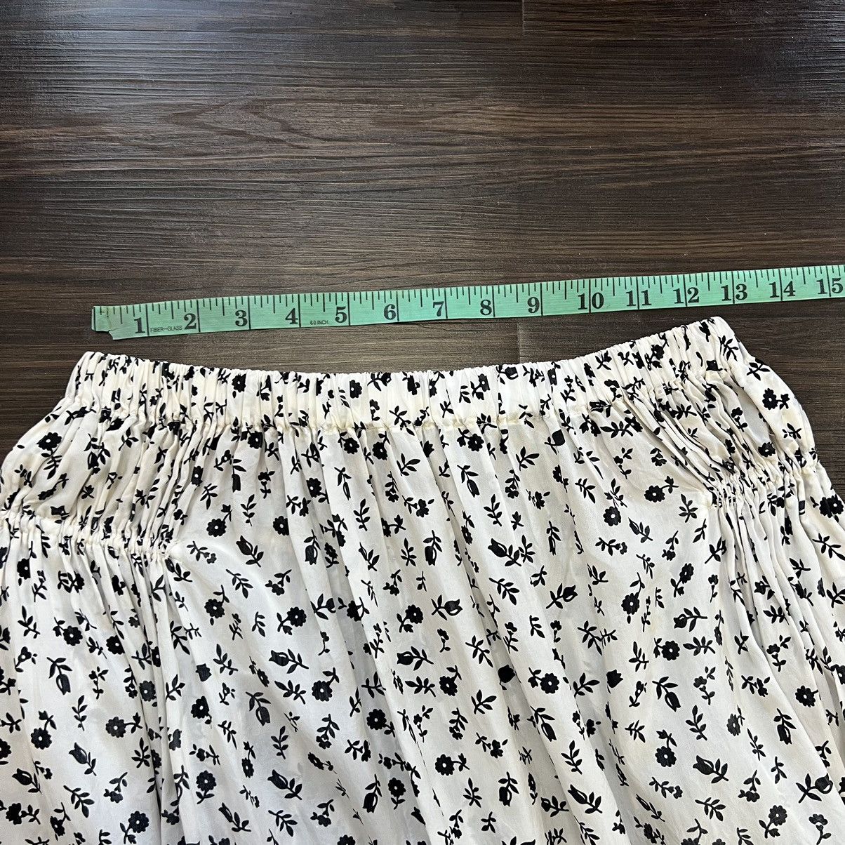 Comme des Garcons 🔥 Vintage Comme Des Garçons SS01/02 Harajuku Midi Skirt Size 33" - 12 Thumbnail