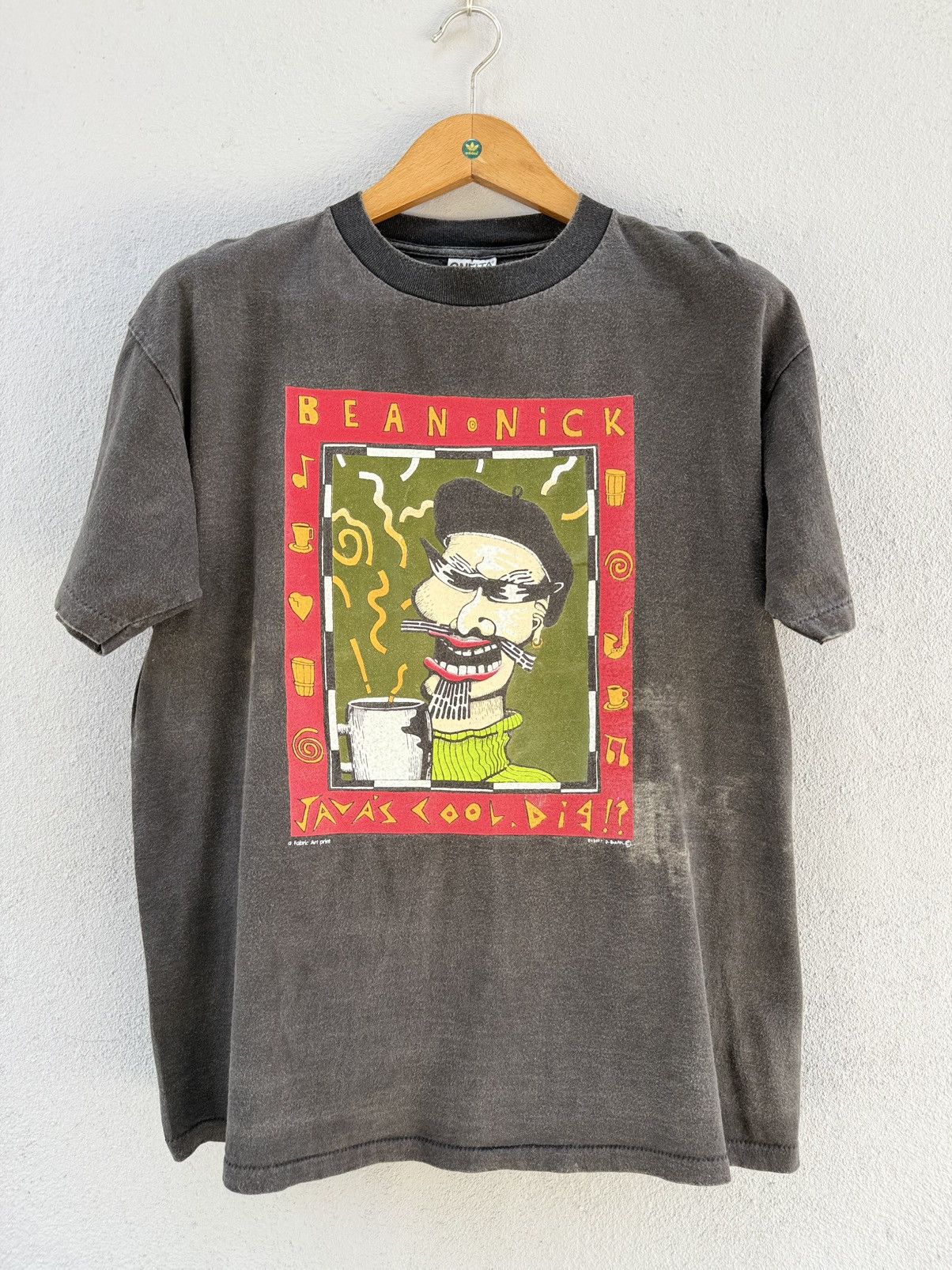 Band Tees Thrashed Vintage 90s Art Bean Nick By Robert D. Raadel Tee Size US L / EU 52-54 / 3 - 1 Thumbnail