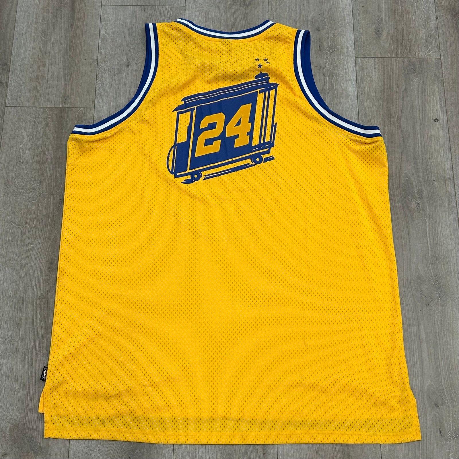 NBA GOLDEN STATE WARRIORS RICK BARRY REEBOK SWINGMAN HWC SZ 3XL Size US XXL / EU 58 / 5 - 7 Thumbnail